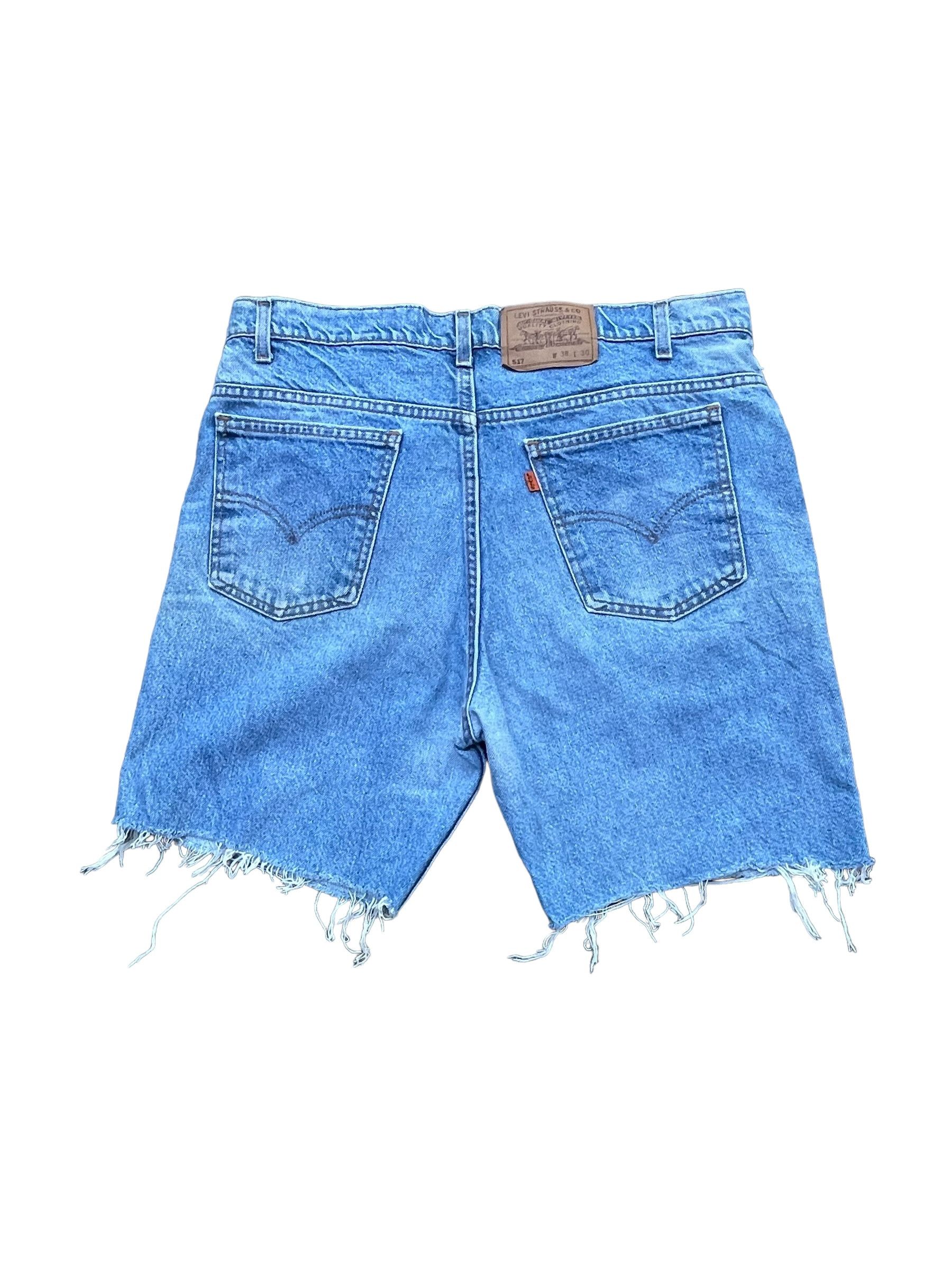 Levi's Vintage 1995 Levis 517 e Orange Tab Denim Short Size US 37 - 1 Thumbnail