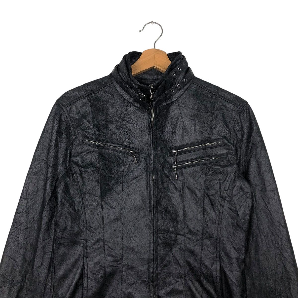 Japanese Brand 🔥VINTAGE BIKER JACKET TORNADO MART MULTI POCKET CAFE RACER Size US M / EU 48-50 / 2 - 5 Thumbnail