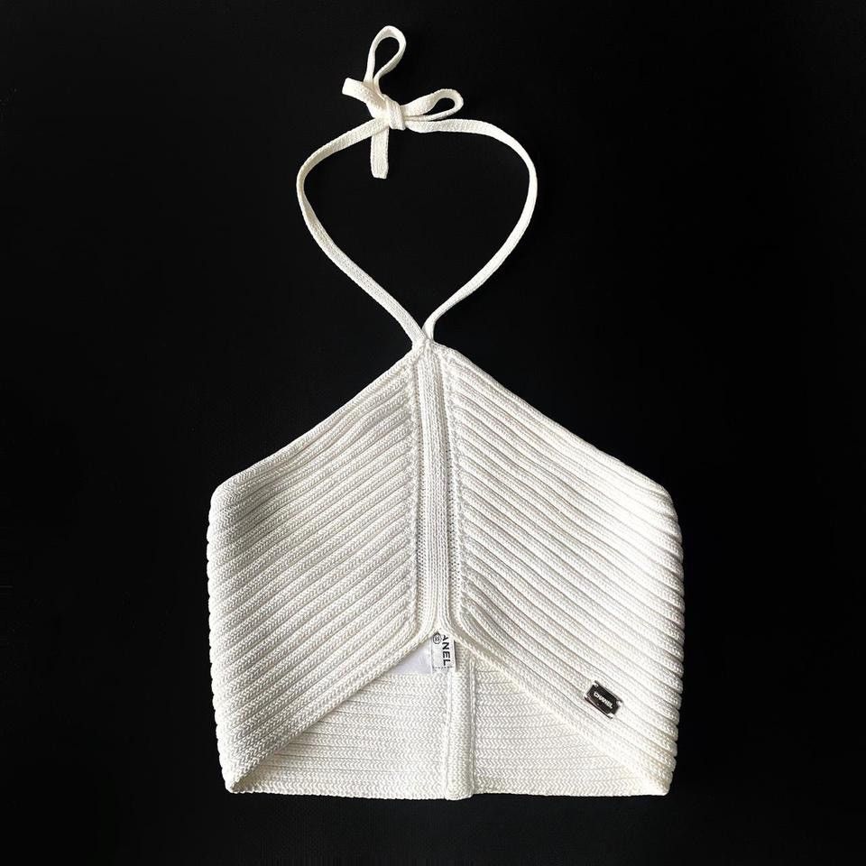 Chanel × Vintage chanel spring/summer 2002 halter top Size XS / US 0-2 / IT 36-38 - 2 Thumbnail