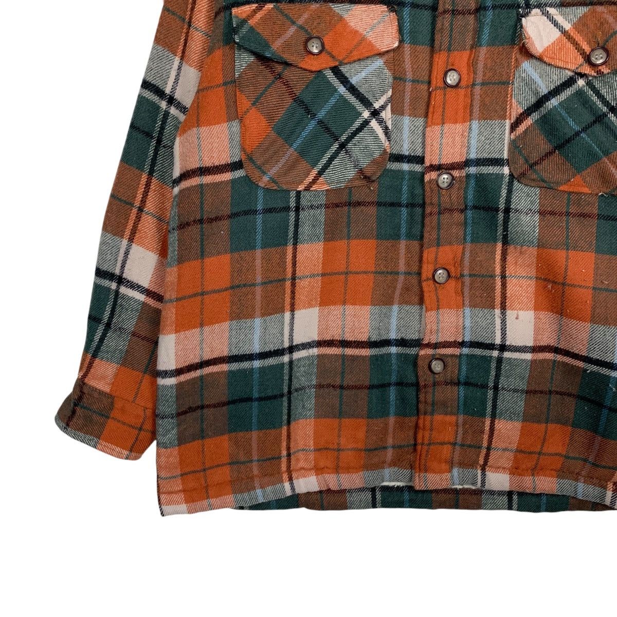 Vintage ACTIVE SCENE Outdoor Wear Check Flannel Jacket #2836-C128 Size US M / EU 48-50 / 2 - 5 Thumbnail