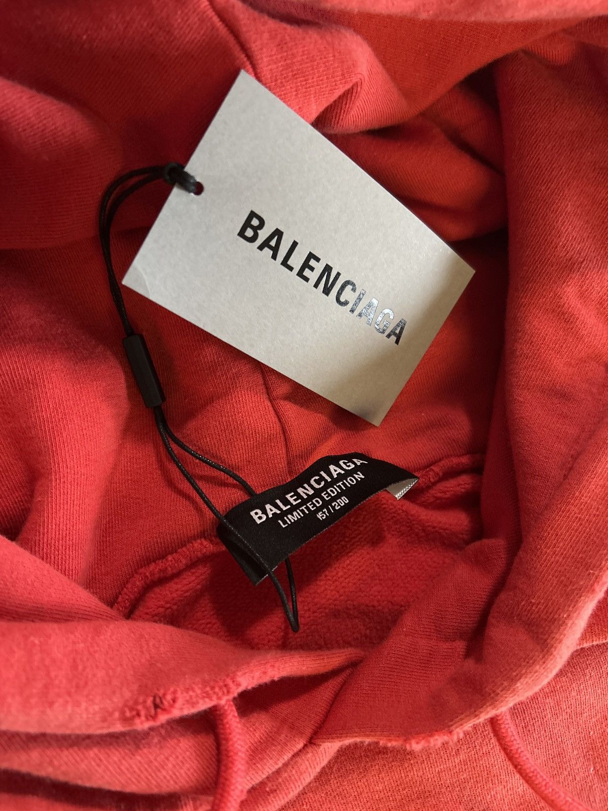 Balenciaga 2021 Fortnite X Balenciaga Red Hoodie Size Large 157/200 Size US L / EU 52-54 / 3 - 4 Thumbnail