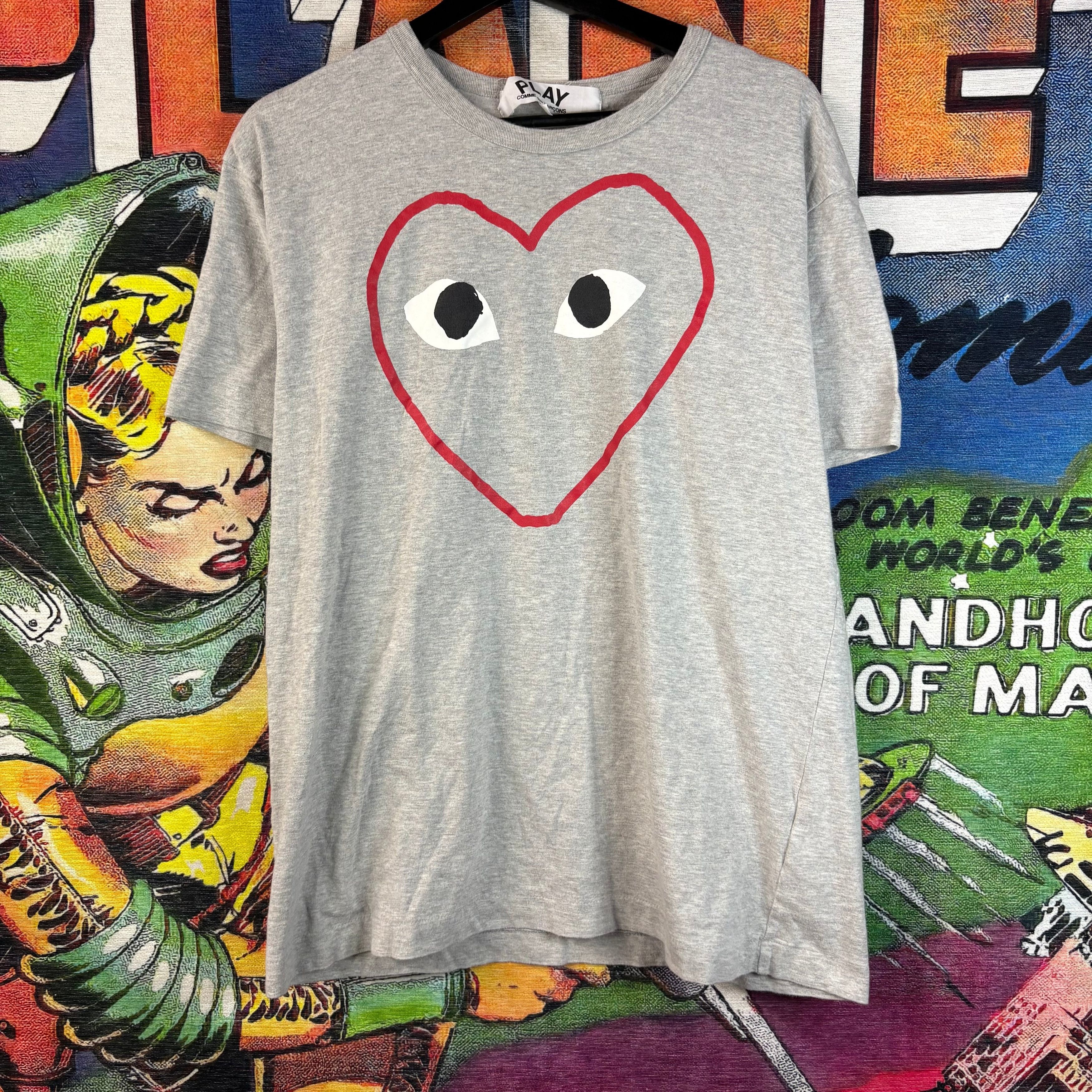 Comme des Garcons Comme des Garçons Play Large Red Heart Tee Size XL Size US XL / EU 56 / 4 - 1 Thumbnail