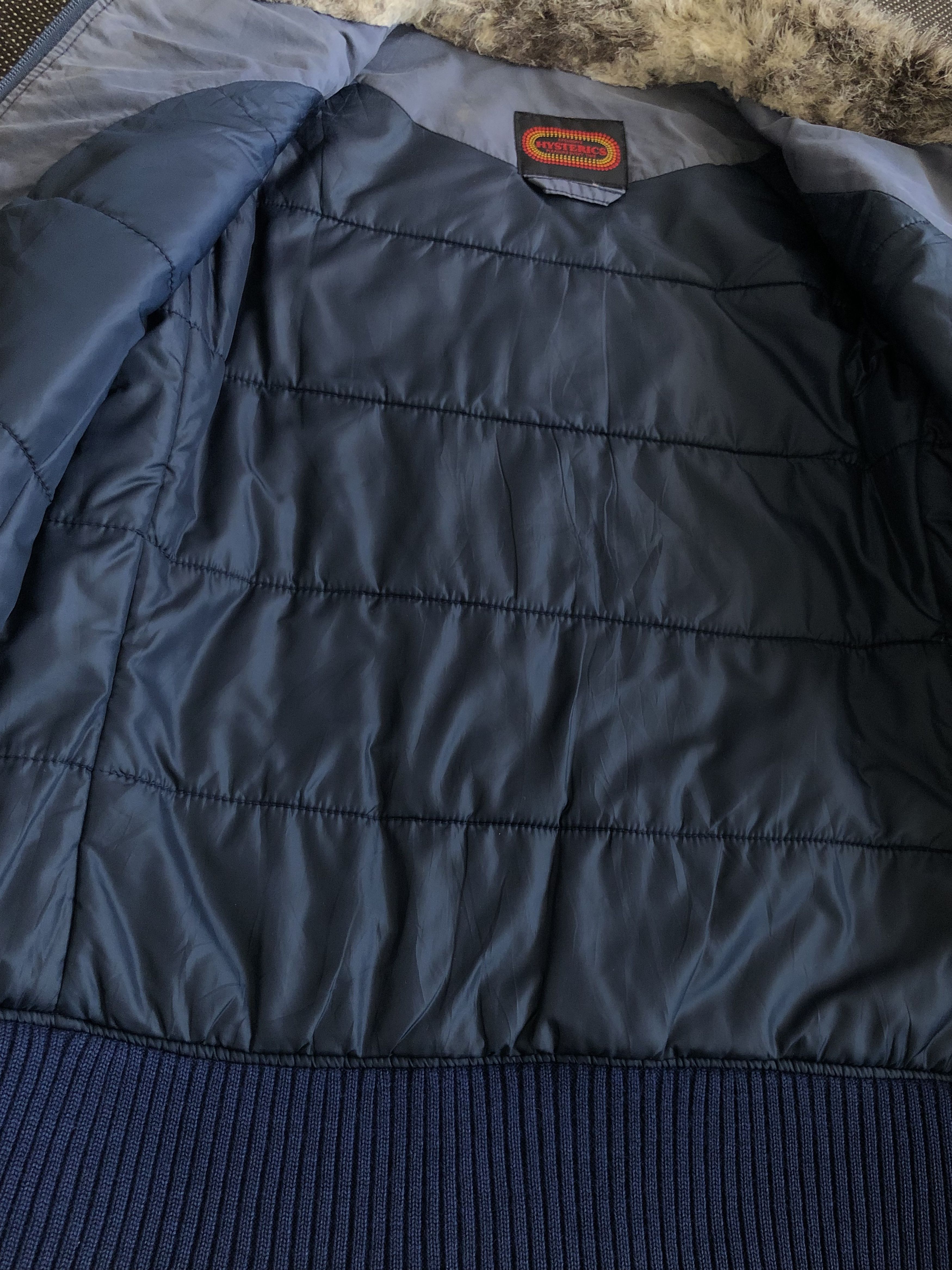 Hysteric Glamour RARE🔥VINTAGE 90’S HYSTERIC DOWN JACKET SUNFADED DISTRESS Size S / US 4 / IT 40 - 12 Thumbnail