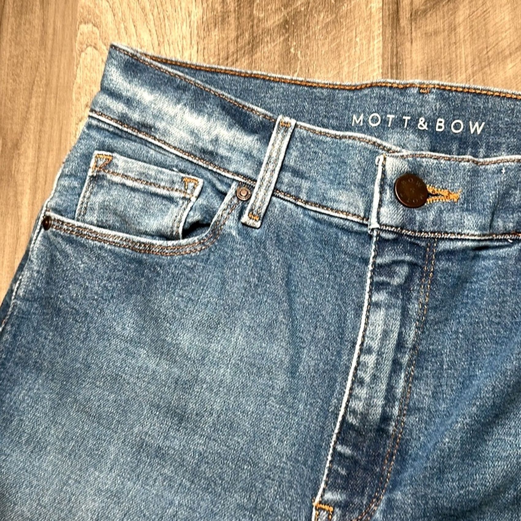 Mott & Bow Mott & Bow High Rise Skinny Jeans Women 28 Regular Blue 28x28 Size 28" / US 6 / IT 42 - 5 Thumbnail