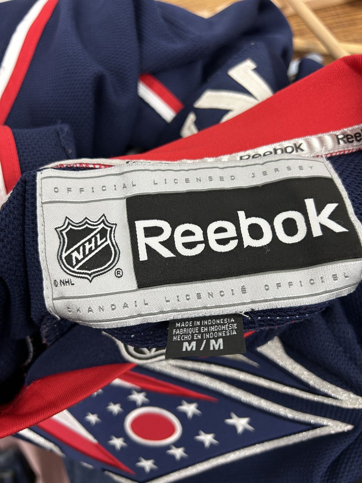 NHL Vintage Reebok #6 Stralman Columbus Blue Jackets Jersey Size US M / EU 48-50 / 2 - 10 Thumbnail