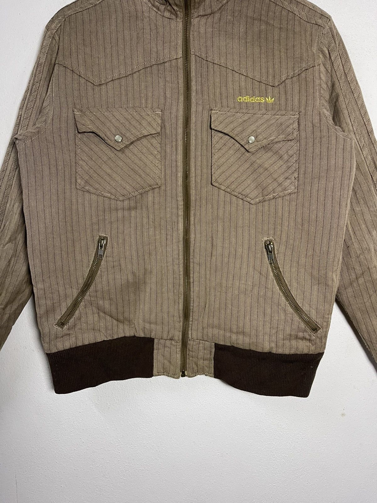 Adidas Vintage ADIDAS Striped Western Style Jacket Size US M / EU 48-50 / 2 - 5 Thumbnail