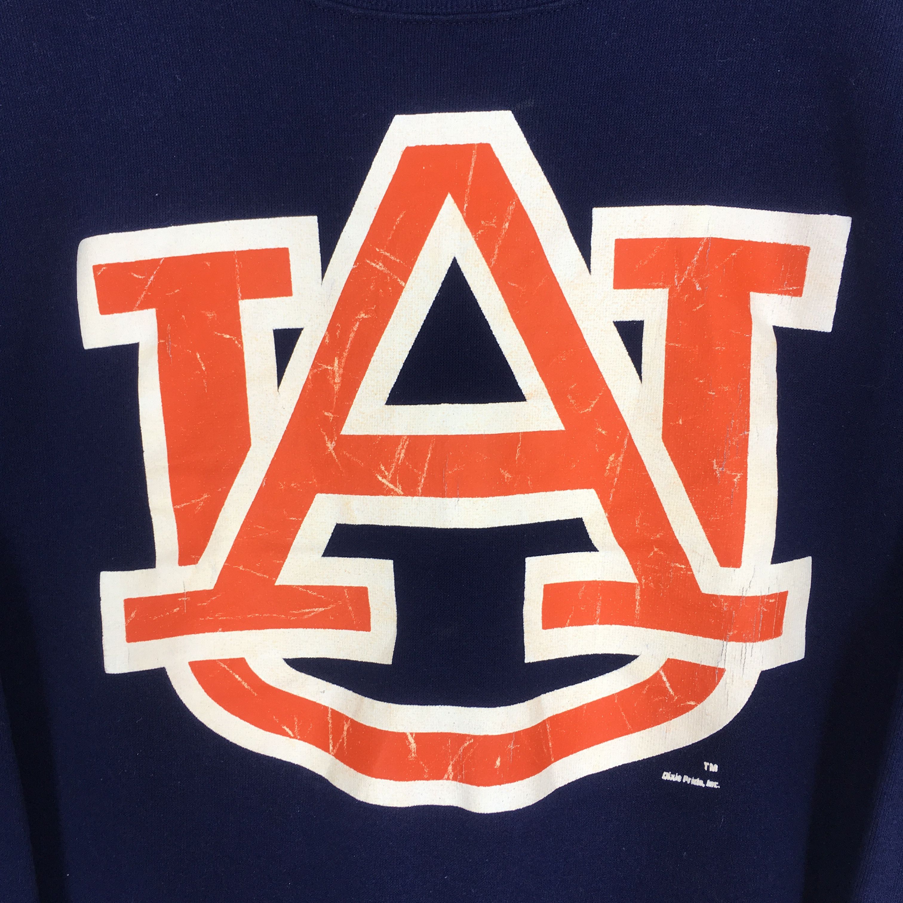 Auburn Sportswear Vintage 90s Auburn Tigers Blue Sweatshirt - 266 Size US M / EU 48-50 / 2 - 4 Thumbnail