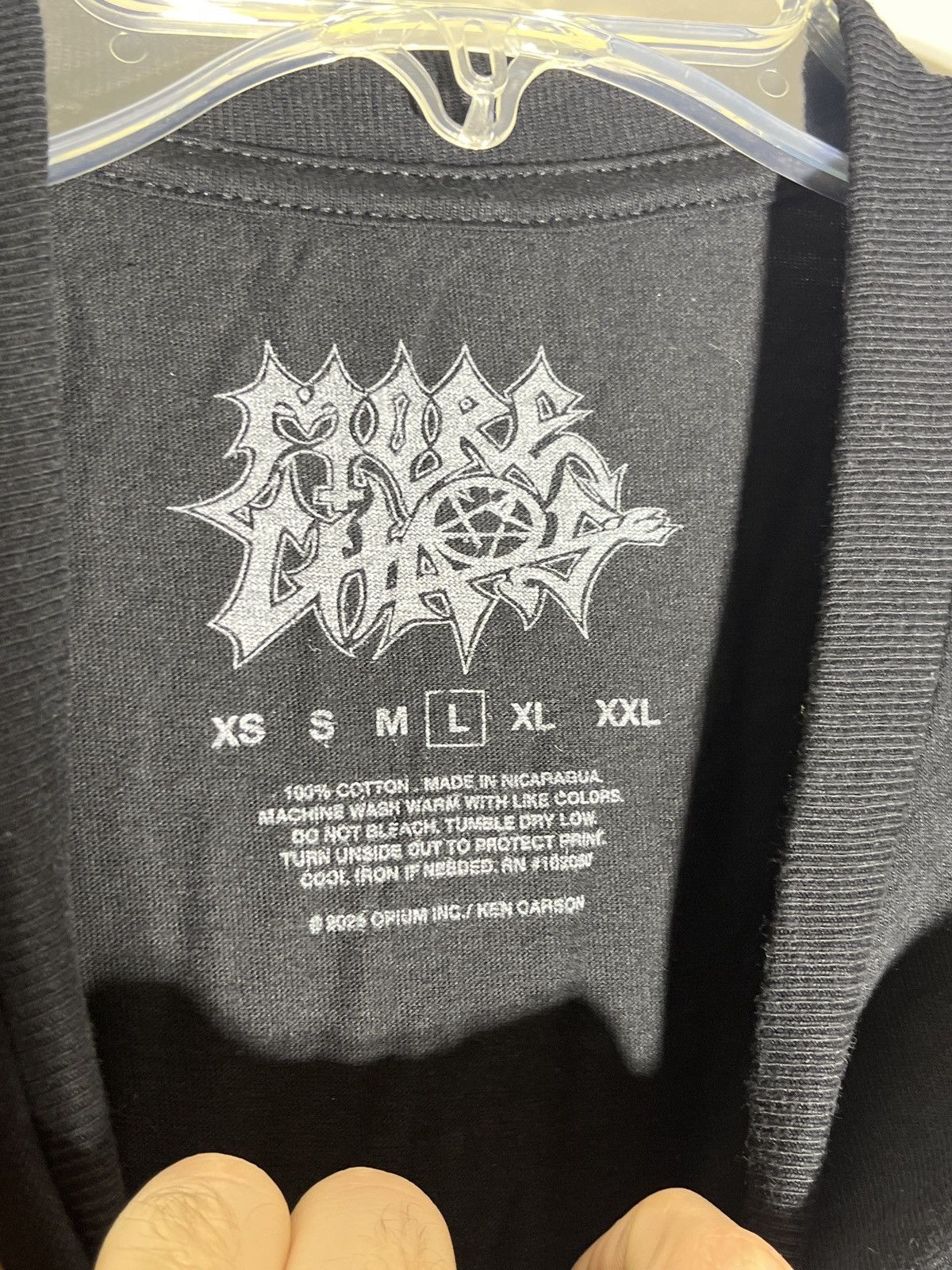 Ed Hardy × Ken Carson Ken Carson x Ed Hardy More Chaos .38 Barrel Tee Shirt Size US L / EU 52-54 / 3 - 4 Thumbnail