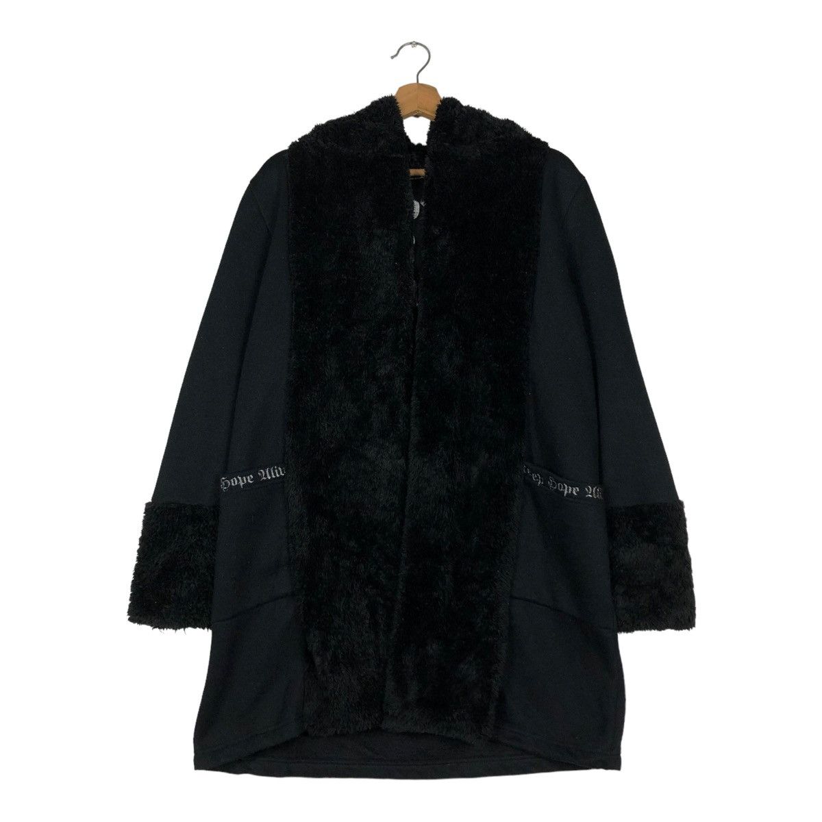 Hysteric Glamour 🔥JACKALL LONG JACKET MINK FUR FLEECE PUNK DESIGN BIG LOGO Size US M / EU 48-50 / 2 - 2 Thumbnail