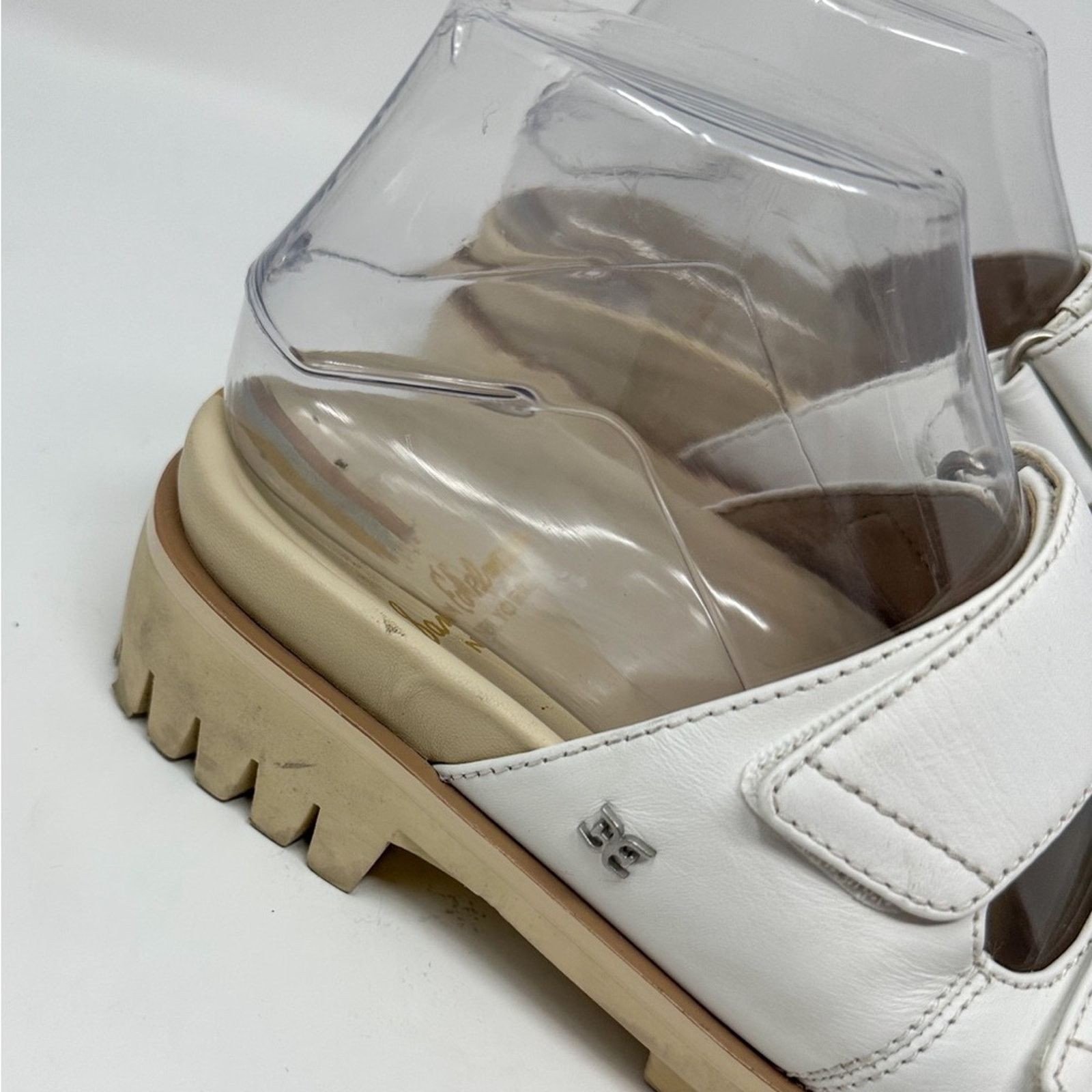 Sam Edelman Sam Edelman White Leather Sandals NEW Size 5 MSRP $140 Size US 5 / IT 35 - 9 Thumbnail