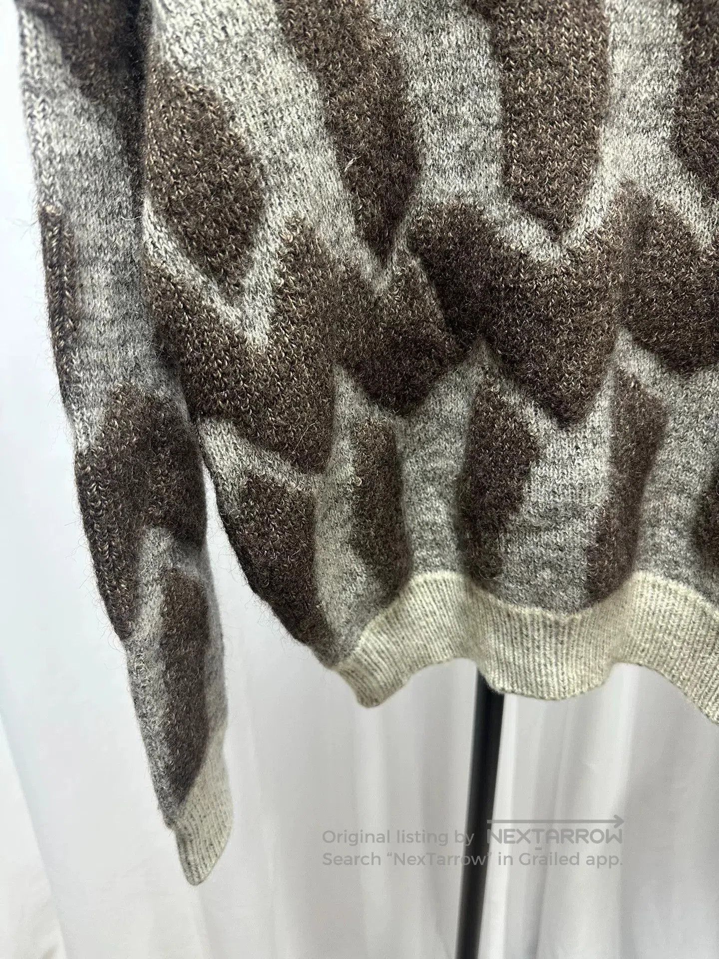 Issey Miyake Issey Miyake Men 90s Wool Sweater. Size US L / EU 52-54 / 3 - 3 Thumbnail