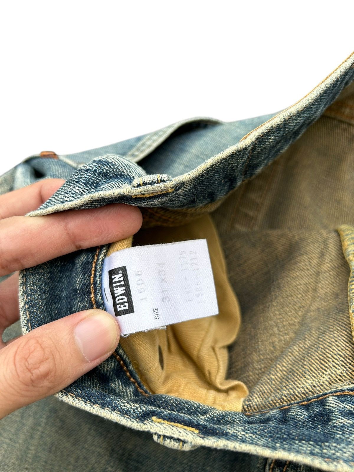 Kapital Edwin Selvedge Distressed Baggy Denim Jeans ☠️☠️ Size US 31 - 10 Thumbnail