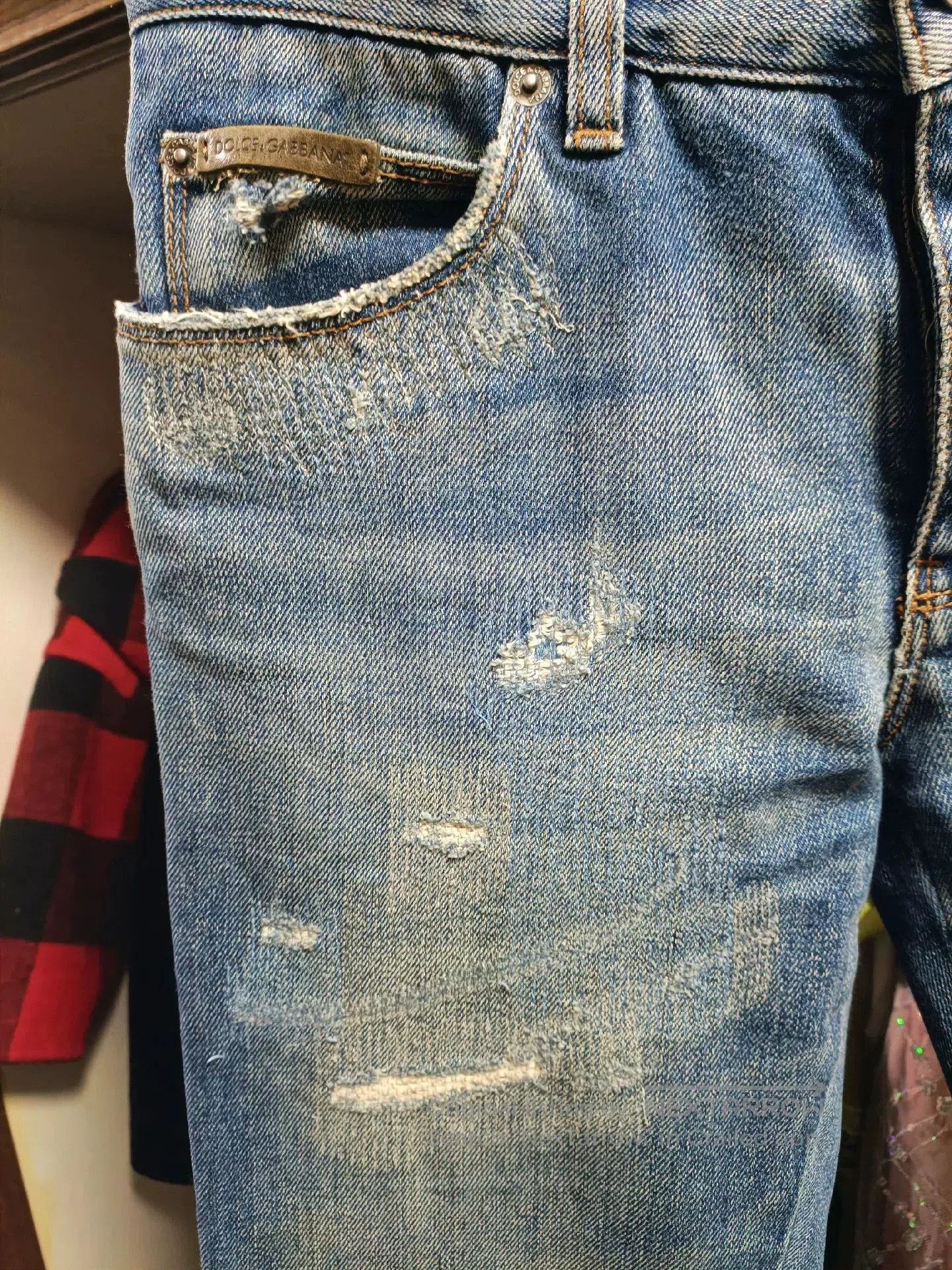 Dolce & Gabbana Dolce & Gabbana Angel Embroidery Jeans. Size US 28 / EU 44 - 4 Thumbnail