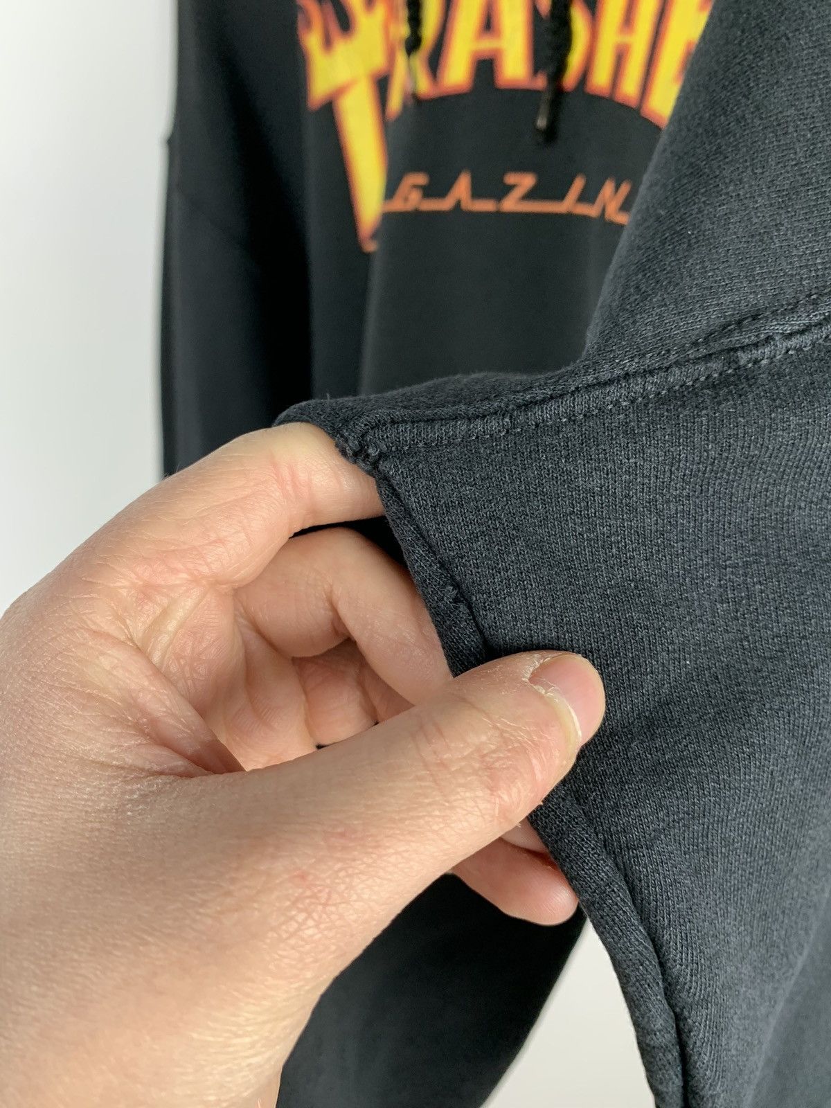 Thrasher Vintage 1990s Trasher Magazine Faded Hoodie Y2K Flame Logo Size US M / EU 48-50 / 2 - 17 Thumbnail