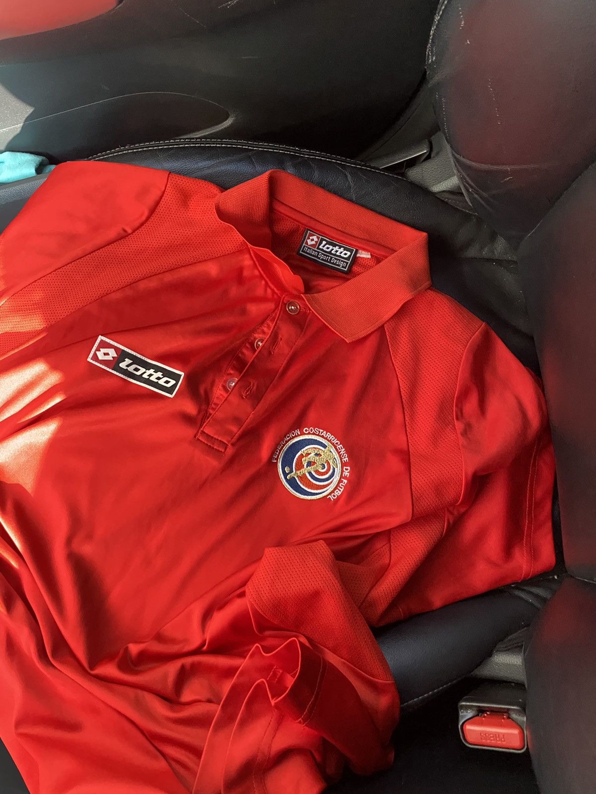 Lotto Sport Costa Rica Football/Soccer Polo Shirt Jersey Size US M / EU 48-50 / 2 - 1 Thumbnail