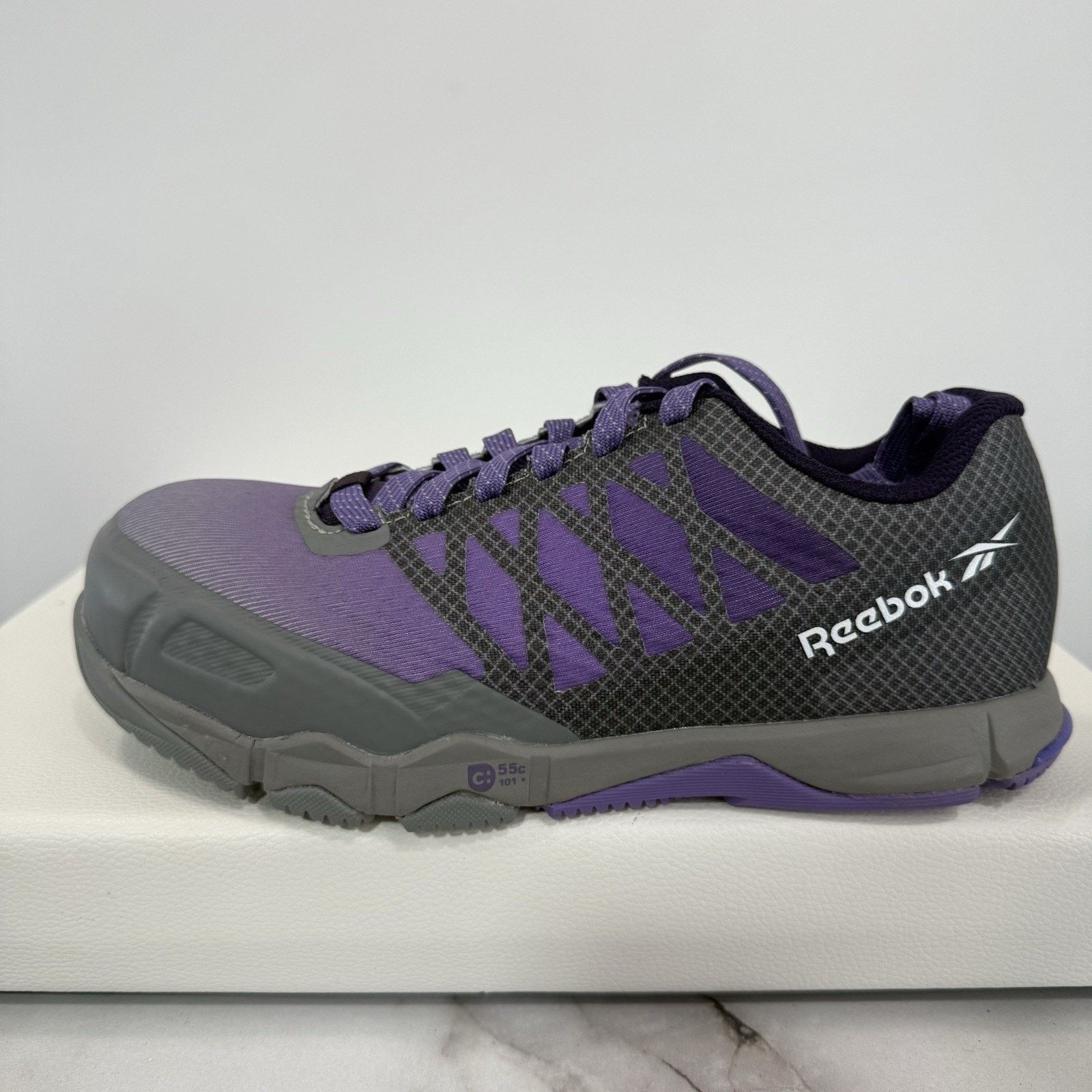 Reebok Reebok Speed TR Composite Toe Sneakers, Purple/Grey, Women's Size US 6 / IT 36 - 12 Thumbnail