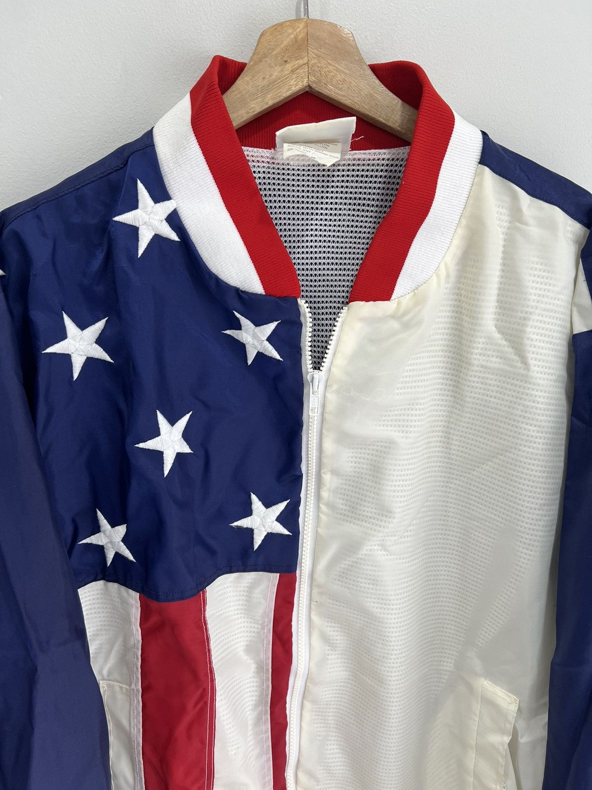 Vintage Vintage 90s Stars And Stripes Jacket Usa American Flag Size US M / EU 48-50 / 2 - 5 Thumbnail