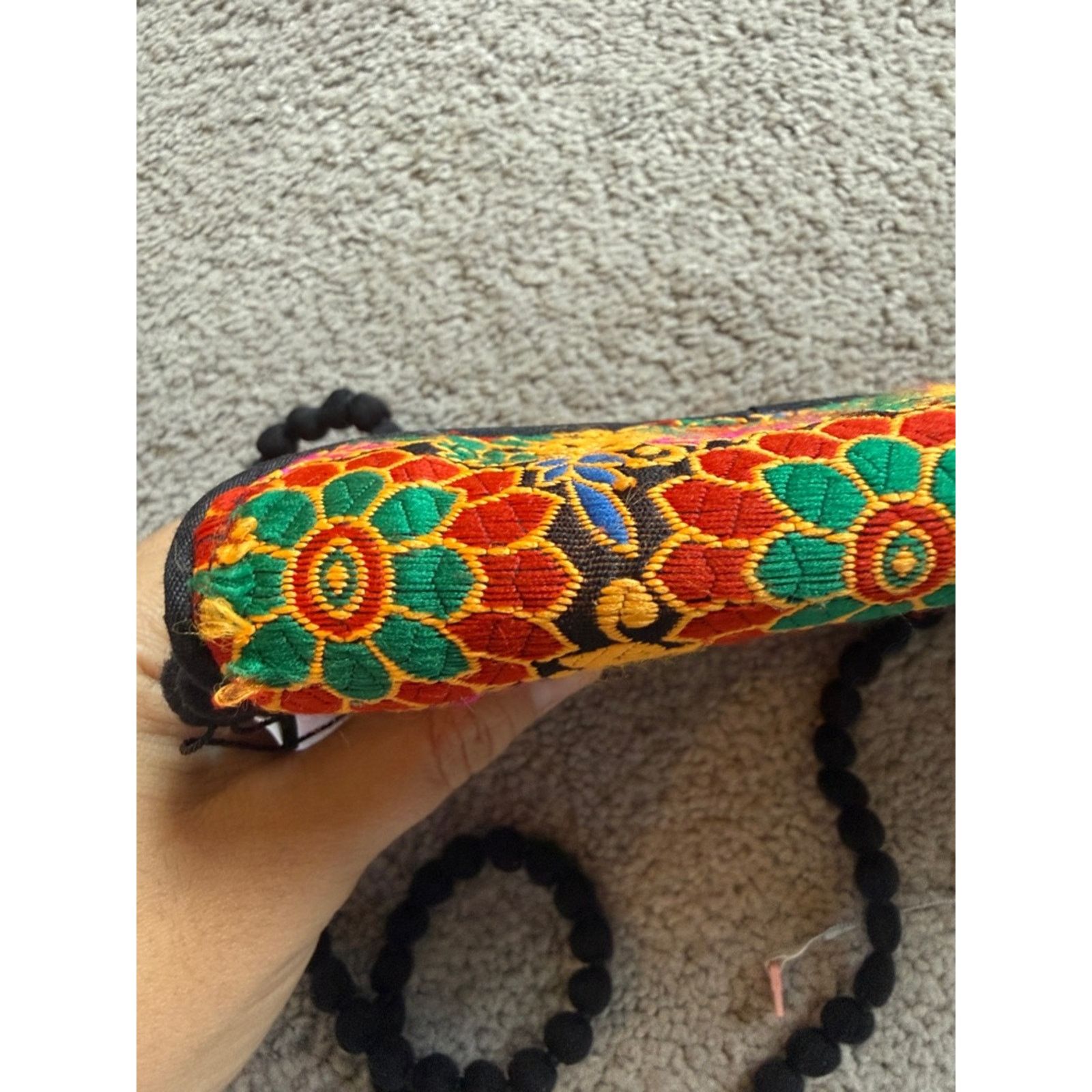 & Other Stories Savana Multicolor Floral Embroidered Crossbody Bag Size ONE SIZE - 8 Thumbnail