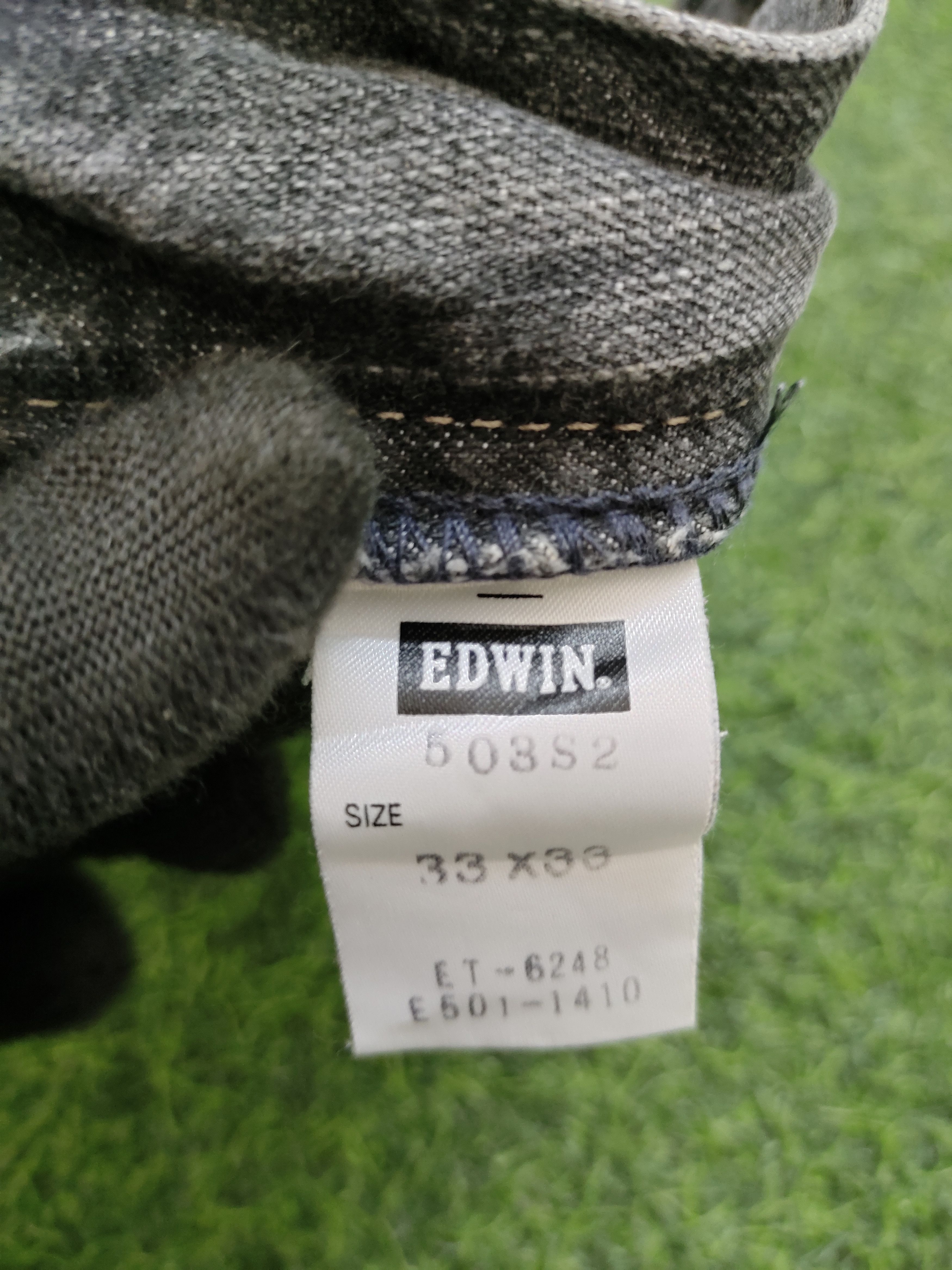 Hysteric Glamour Vintage Edwin Japan W-Swell Stitched Clawmark Faded Jeans Size US 33 - 12 Thumbnail