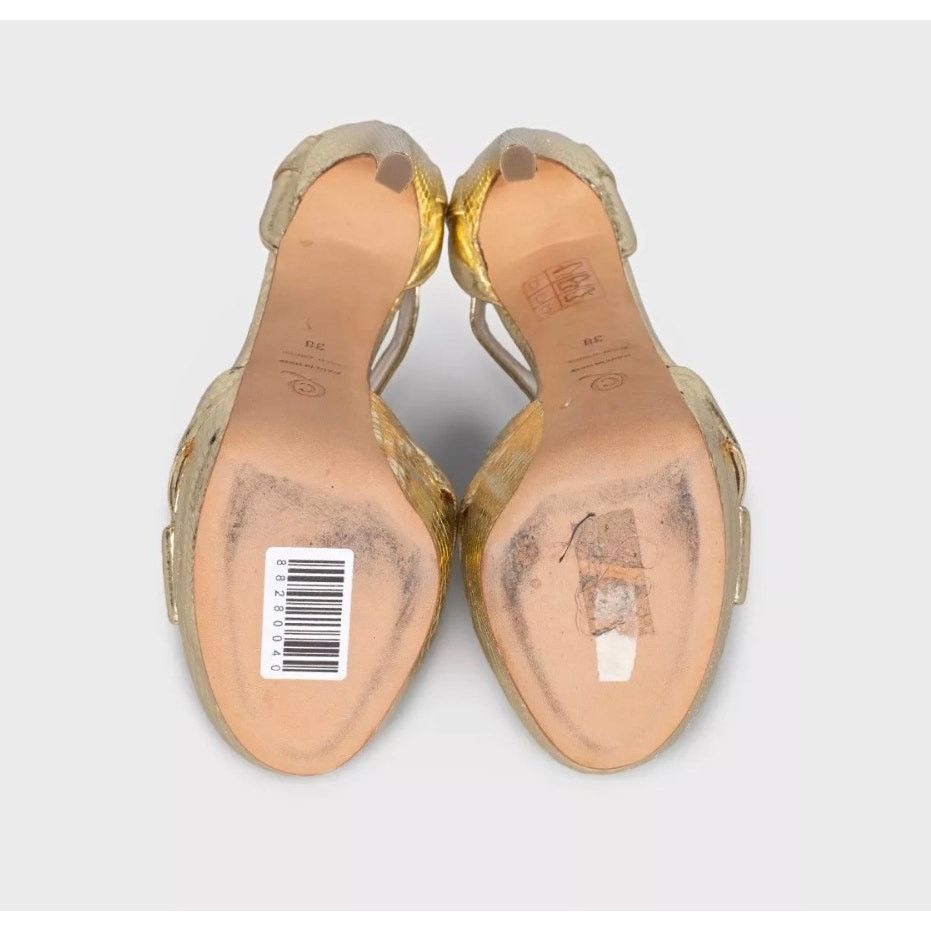 Alexander McQueen Alexander McQueen Gold Stiletto Sandals Size 38 Size US 8 / IT 38 - 5 Thumbnail