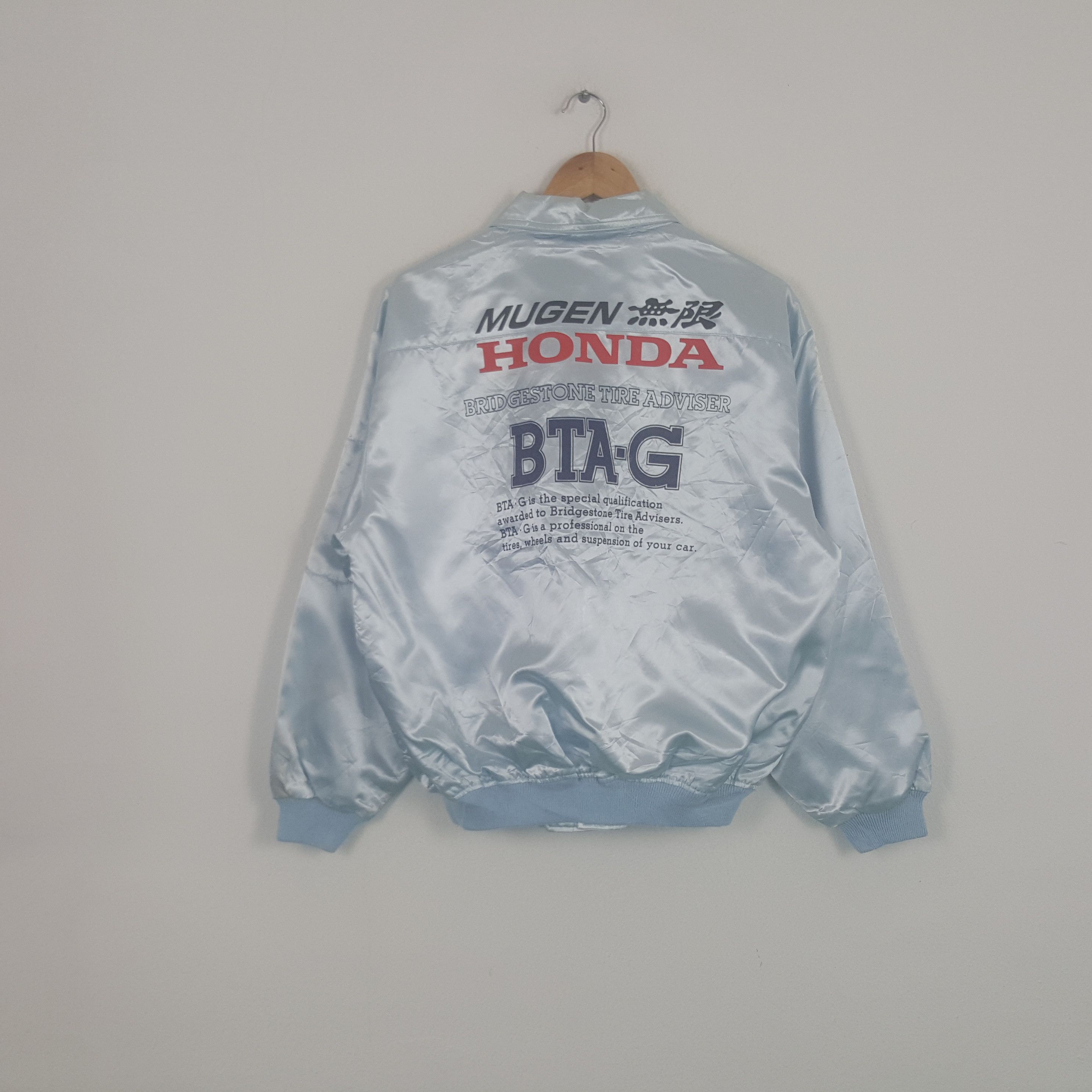 Honda × Vintage Vintage Bridgestone X Honda Mugen Racing Custom Art Jacket Size US L / EU 52-54 / 3 - 1 Thumbnail