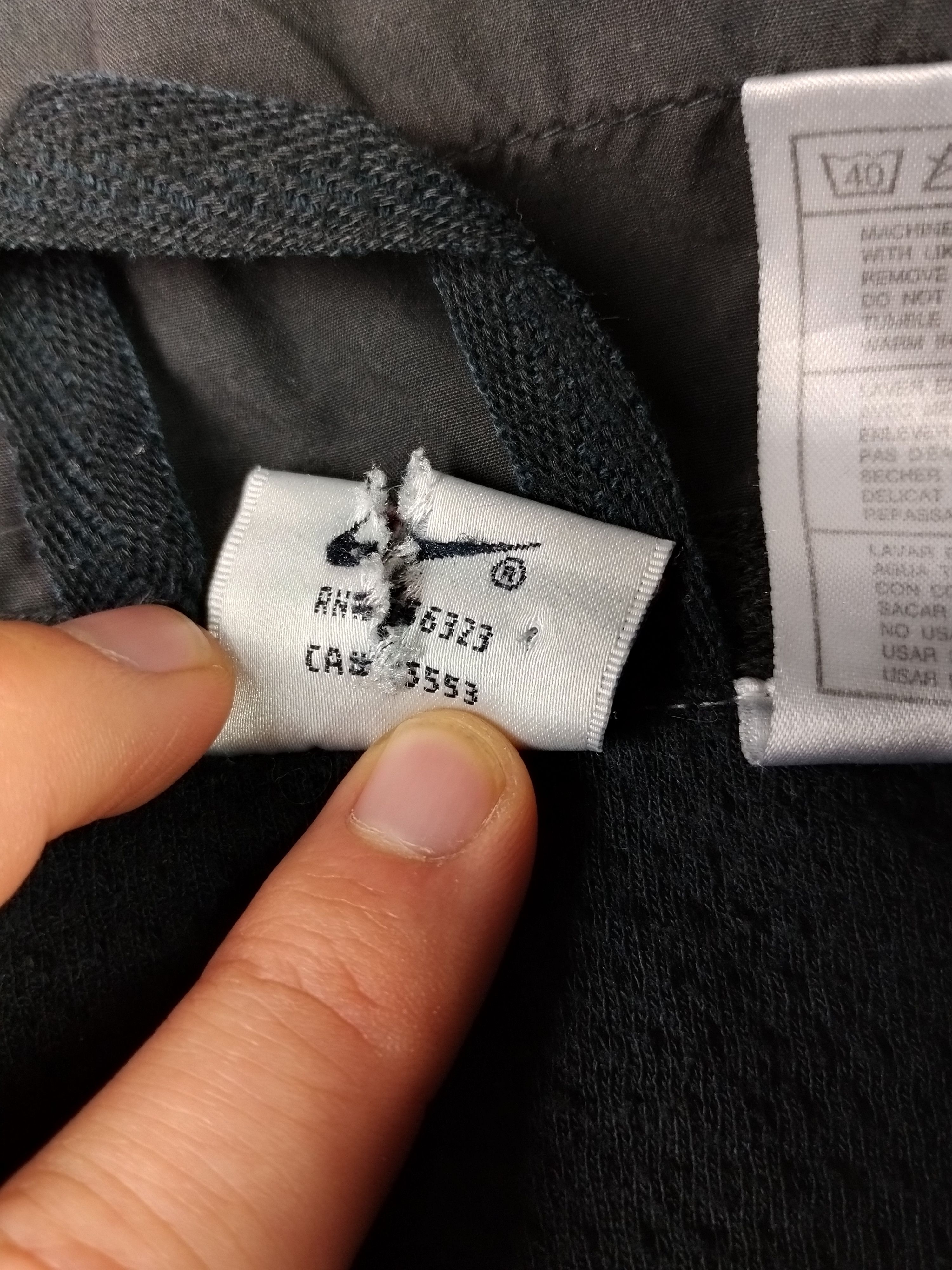 Jordan Brand × Nike × Vintage vintage nike jordan tack jacket black grey centerlogo Size US XL / EU 56 / 4 - 9 Thumbnail
