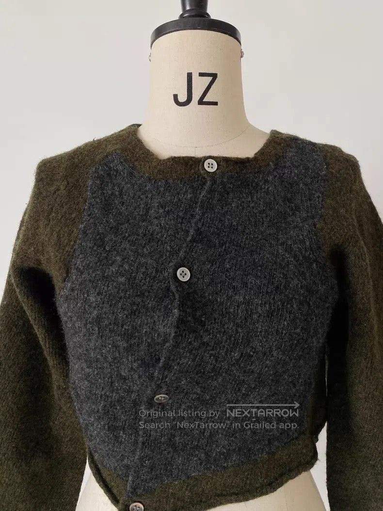 Comme des Garcons Comme Des Garcons size F Twisted Patchwork Fleece Cardigan Size XXS / US 00 / IT 34 - 6 Thumbnail