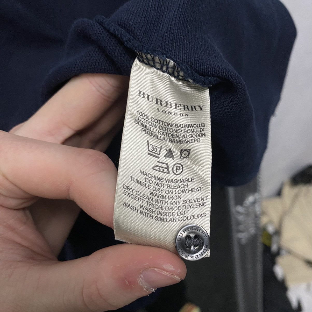 Burberry Vintage Burberry Polo Shirt Size US XXL / EU 58 / 5 - 9 Thumbnail