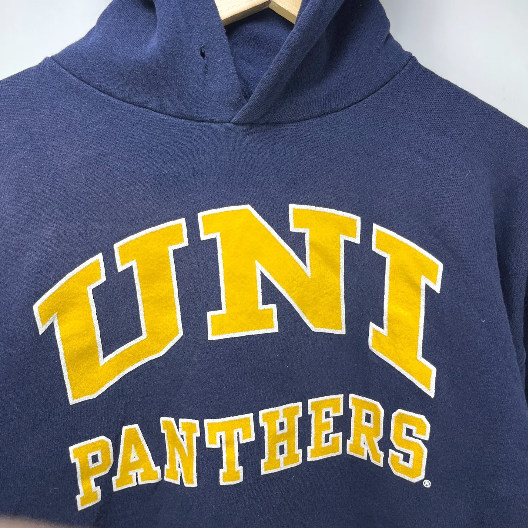Russell Athletic VINTAGE Russell Athletic Hoodie Panthers Large L BlueUNI 90s Northern IOWA Mens Size US L / EU 52-54 / 3 - 3 Thumbnail