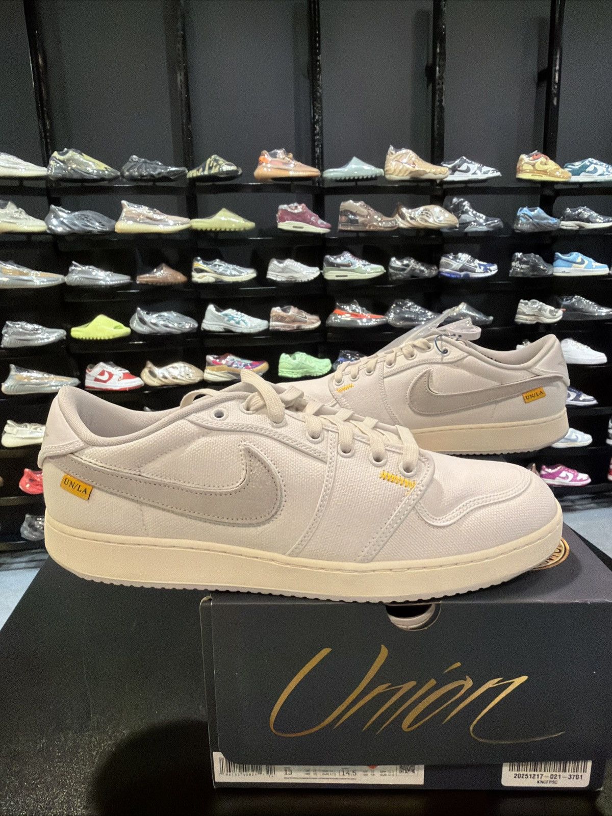Air Jordan 1 Retro AJKO Low Sp Union White D08912-101 SZ 13