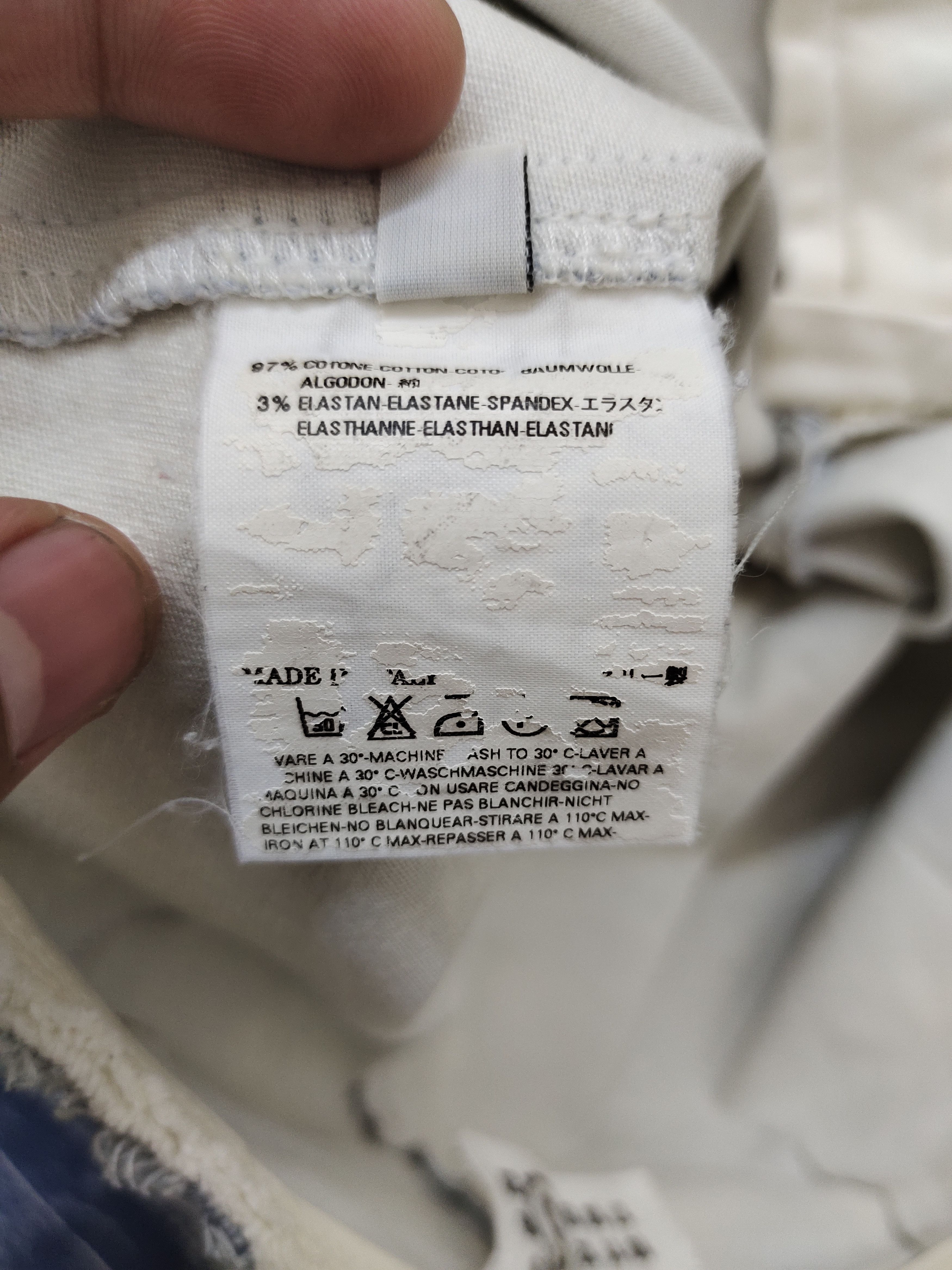 Maison Margiela Rare Vintage Maison Margiela Printed Skinny Pants Size 27" / US 4 / IT 40 - 18 Thumbnail