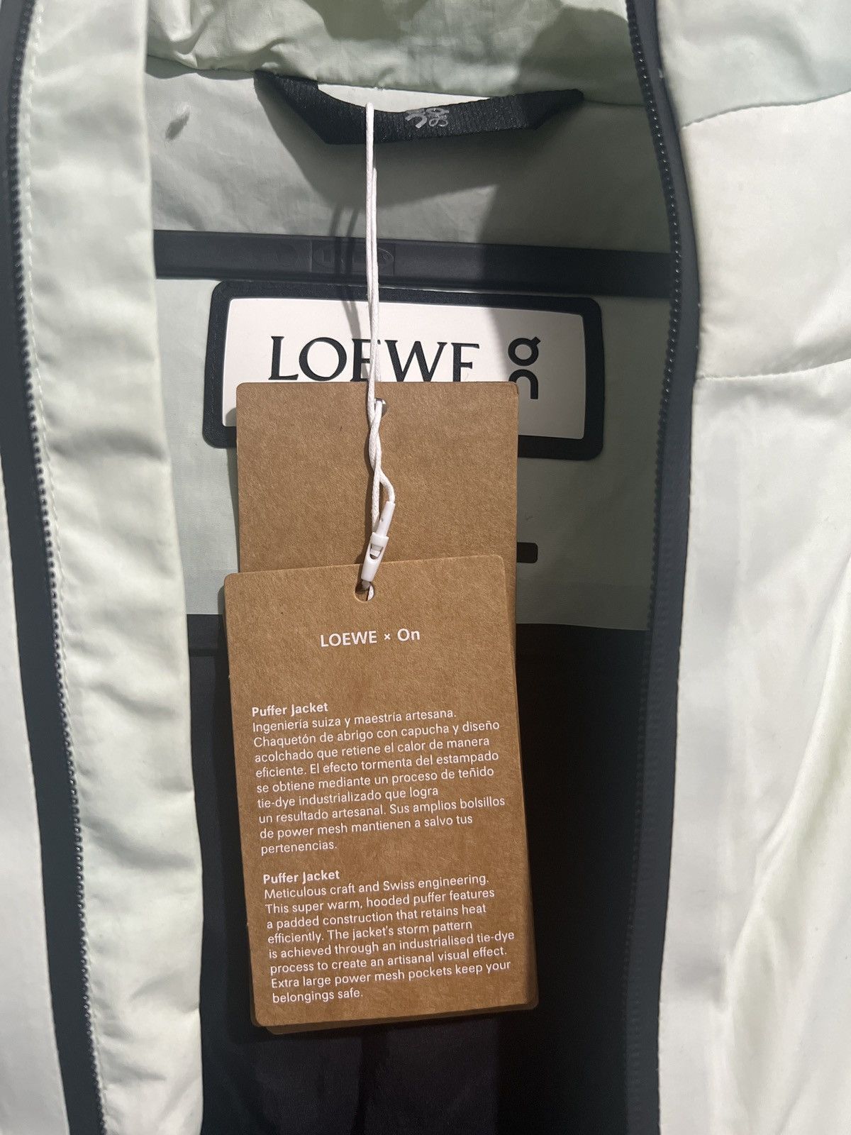 Loewe × On Puffer jacket new collection Loewe x On Size XS / US 0-2 / IT 36-38 - 4 Thumbnail