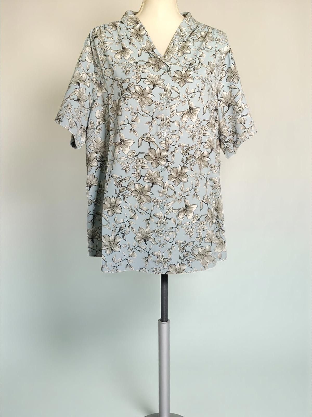 Costume National National XL Floral Print Blouse - New with Tags Size XL / US 12-14 / IT 48-50 - 3 Thumbnail