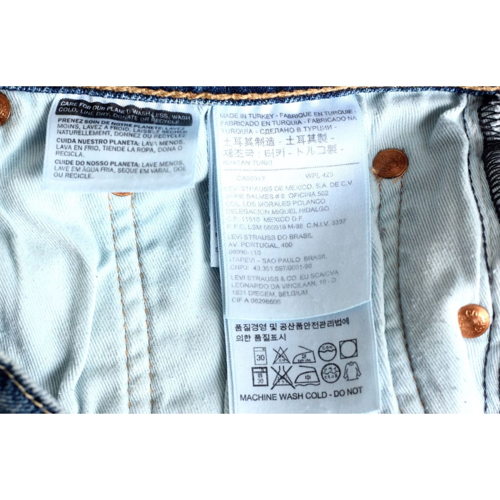 Levi's VINTAGE Levi’s 502 Jeans Men Size W31 L32 Tapered Stretch DZ7445 Size US 31 - 6 Thumbnail