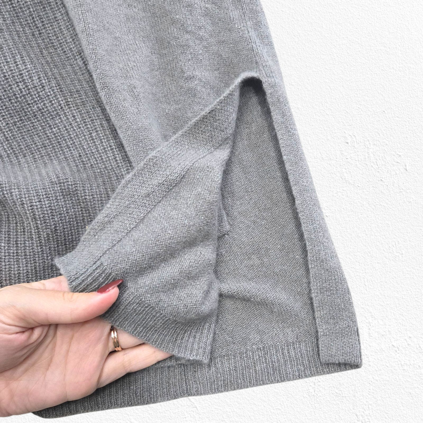 KINROSS Kinross 100% Cashmere Gray Open Front Cardigan Size Large Size L / US 10 / IT 46 - 9 Thumbnail