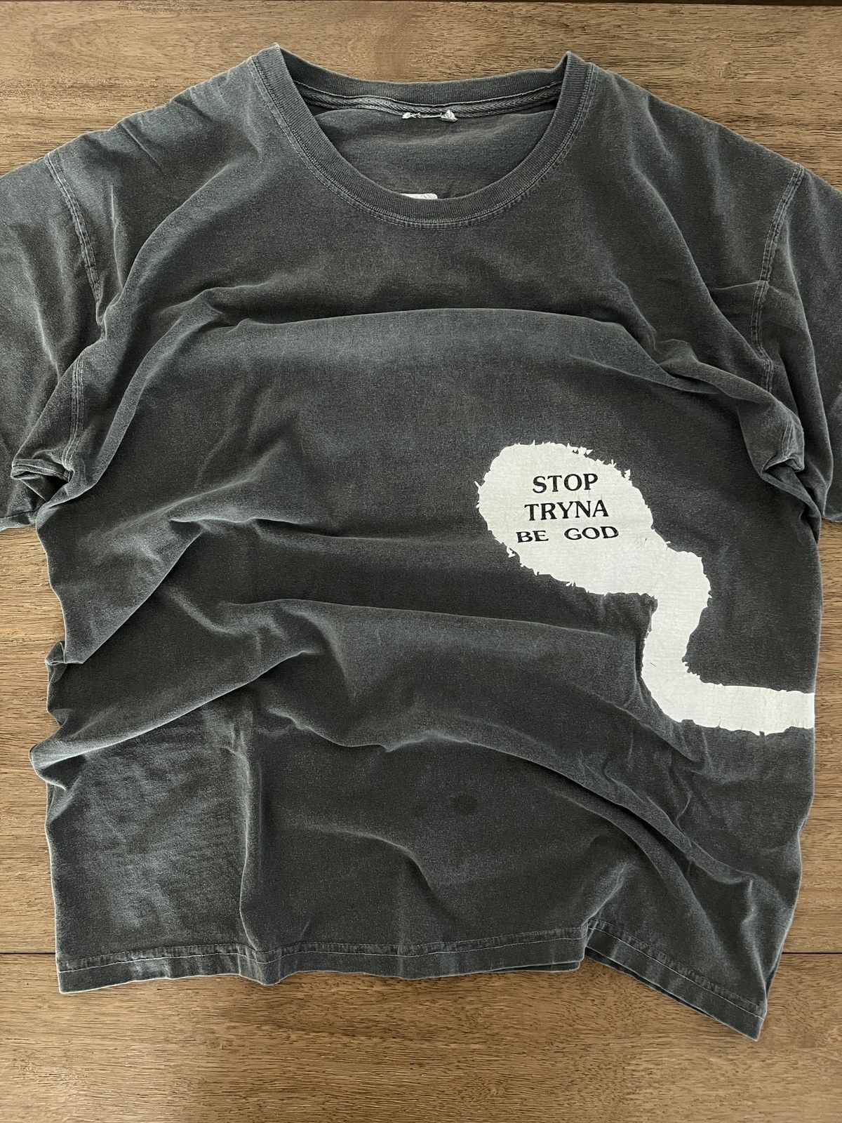 Travis Scott Stop Tryna Be God T Shirt, Astroworld Era, Travis Scott Size US M / EU 48-50 / 2 - 3 Thumbnail