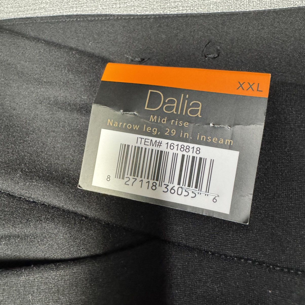 Other NWT New Dalia Black Lightweight Pull-On Pants Size XXL Size 42" / US 20 - 6 Thumbnail