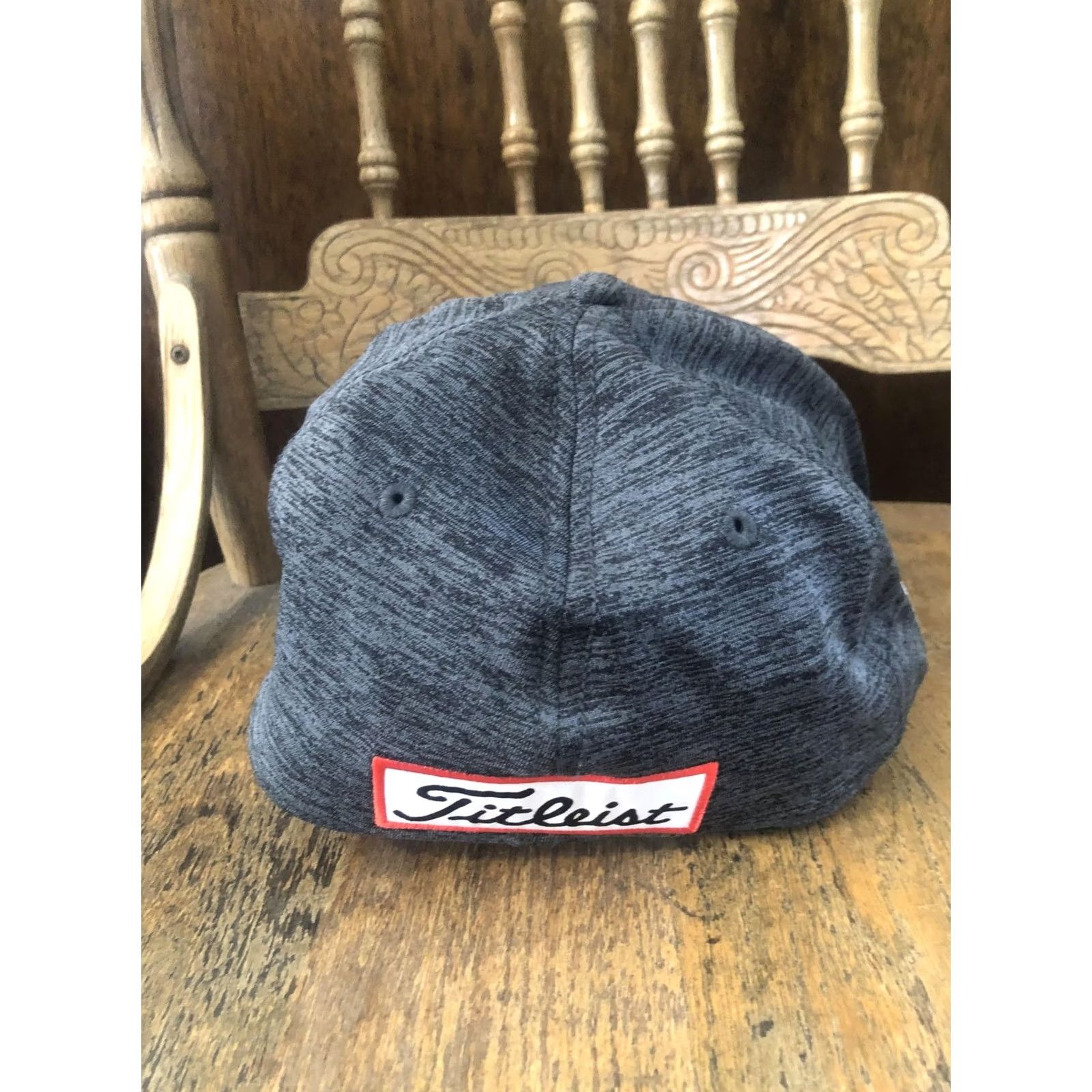 Titleist Titleist Hat Cap Fitted Mens S/M Gray Pro V1 FJ Stretch Performance Golf Hat Cap Mens S/M Gray Titleist FJ Pro V1 Embroidered Cap Size ONE SIZE - 4 Thumbnail