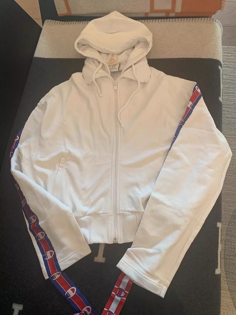 Vetements Unisex Printed Hooded Jacket Shoulder Width 66