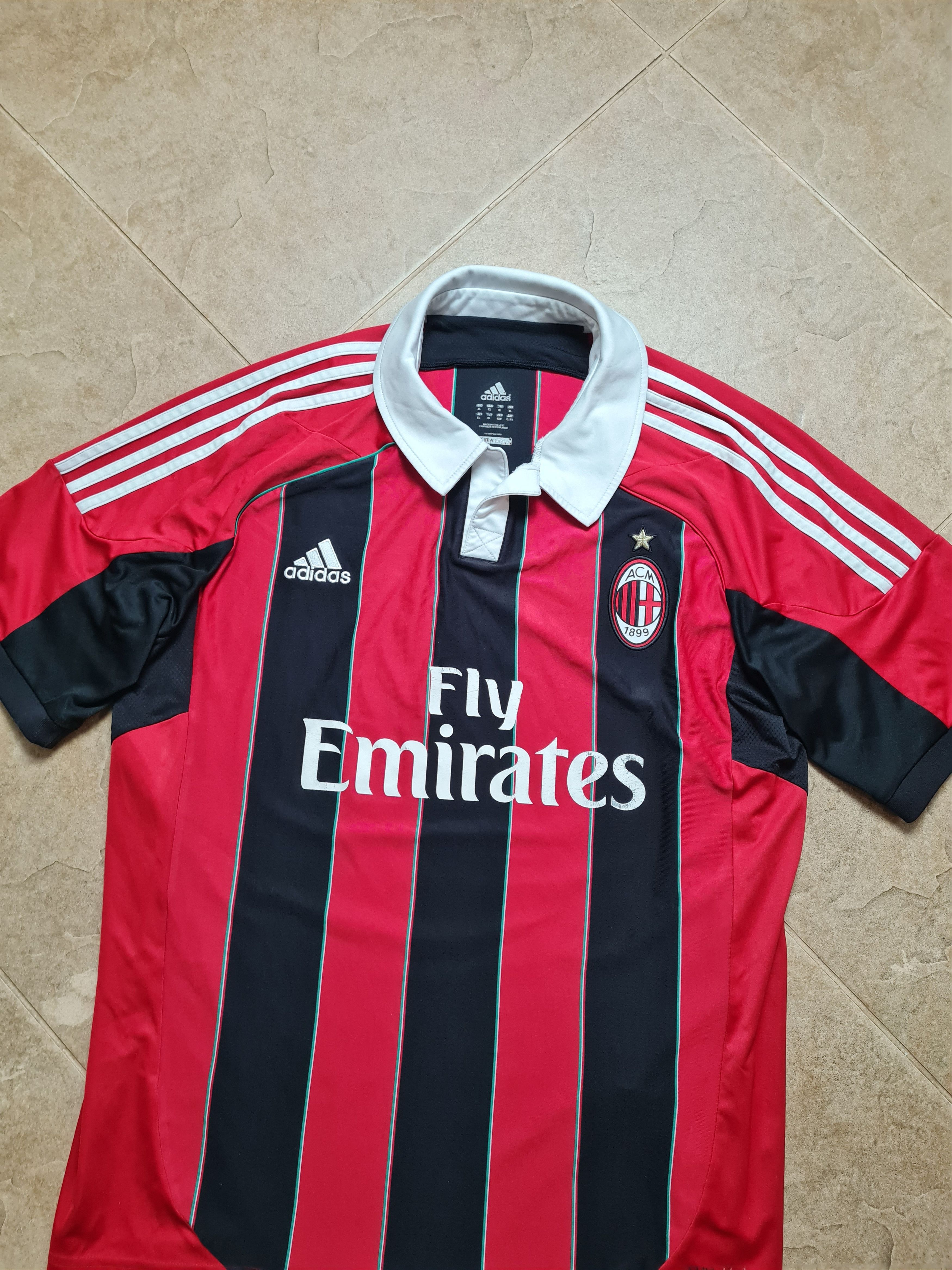 Adidas AC Milan Home Football Shirt 2012-13 Adidas X23680 Size US XL / EU 56 / 4 - 9 Thumbnail