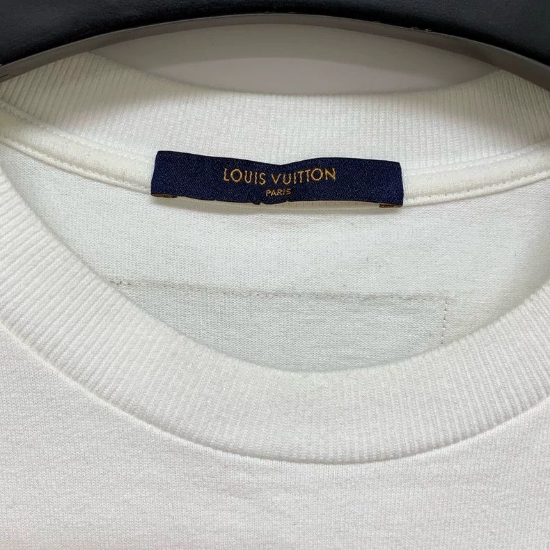 Louis Vuitton LOUIS VUITTON White and green slogan short sleeve T-shirt Size US M / EU 48-50 / 2 - 6 Thumbnail