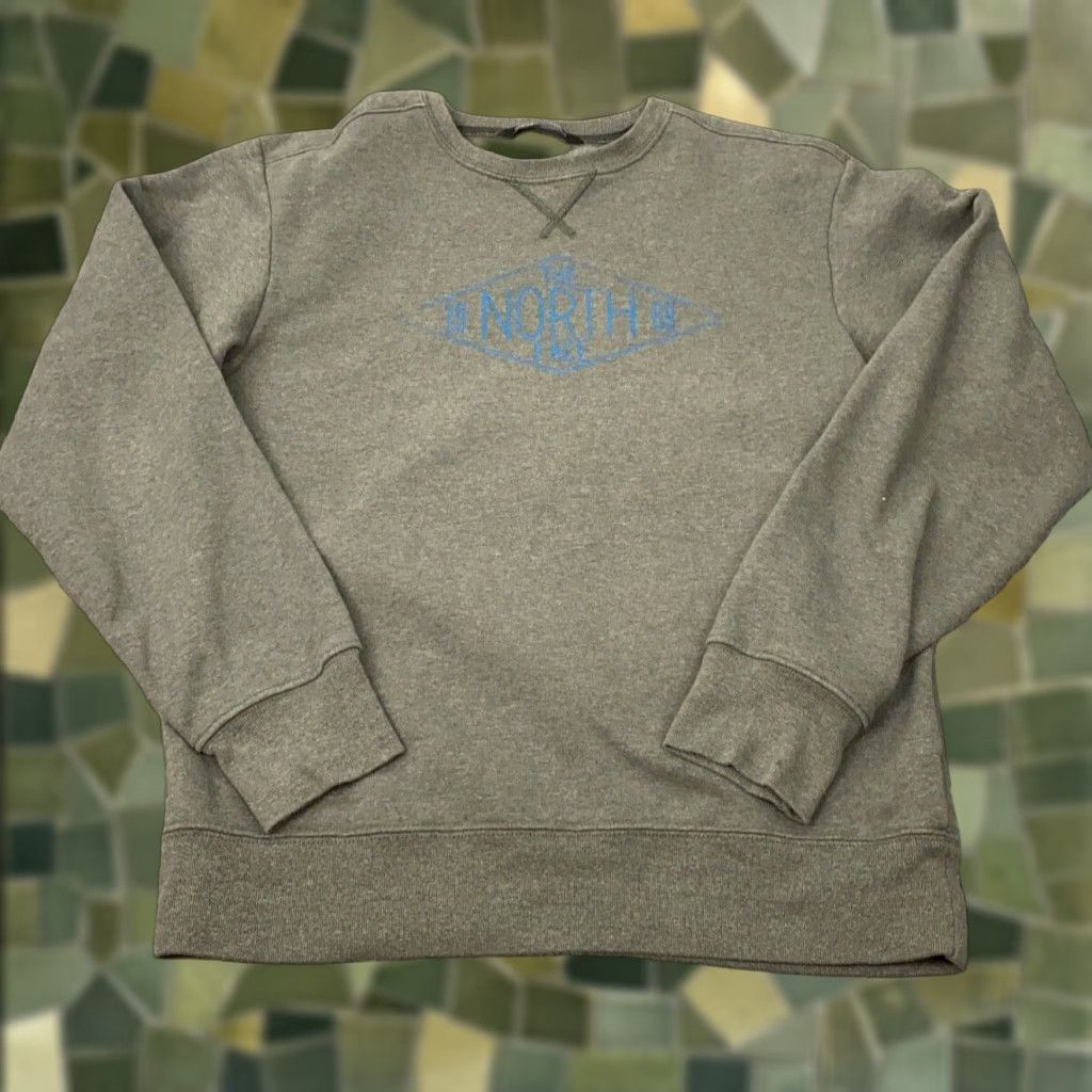 The North Face The North Face Mens Sweatshirt Shirt Small Gray Cotton Polyester Knit Pullover Regular Mens 60 Day Returns Size US S / EU 44-46 / 1 - 1 Thumbnail
