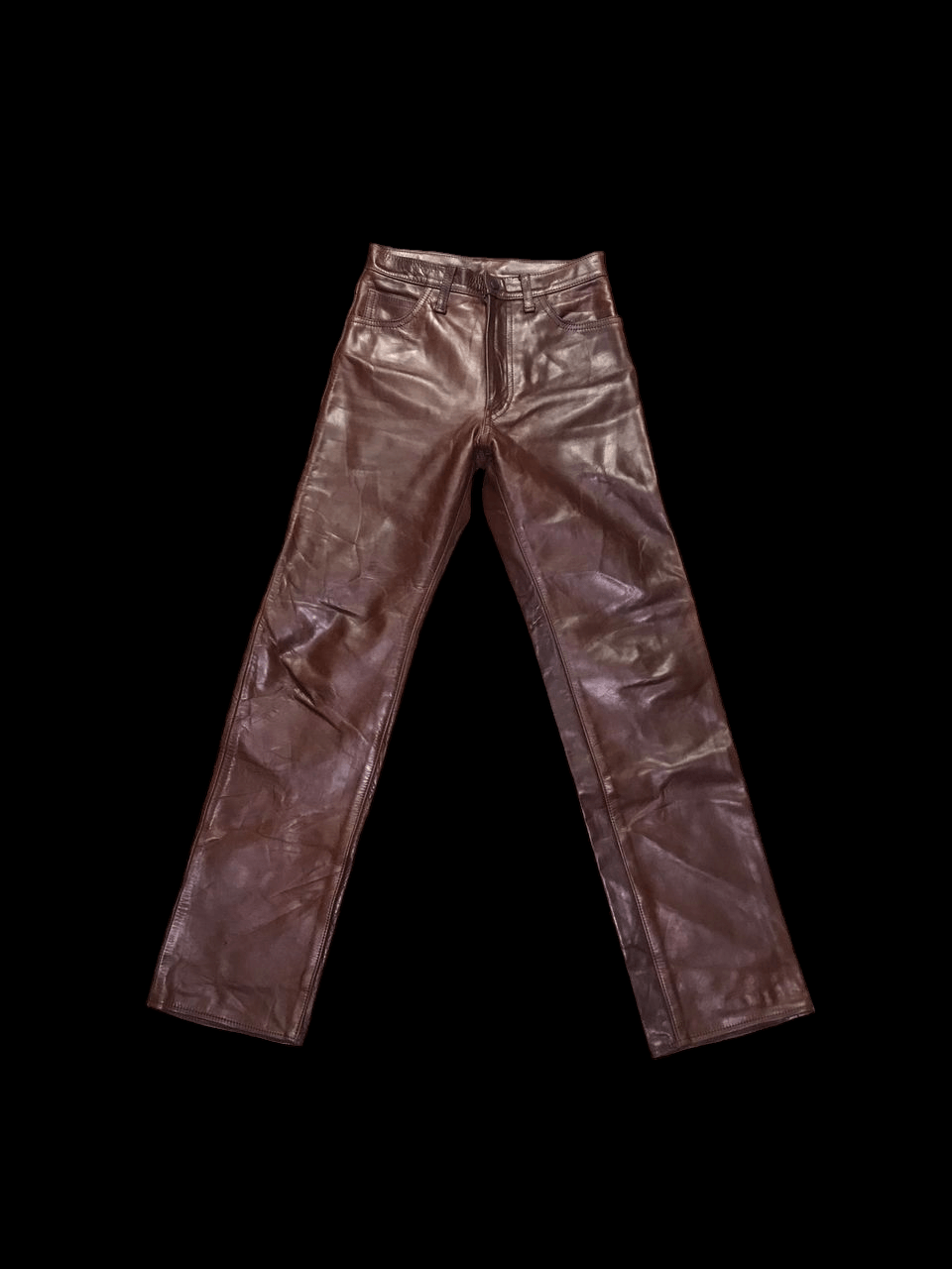 Aero Leathers × Vintage Aero Leather Horsehide Leather Pants Size US 29 - 1 Thumbnail