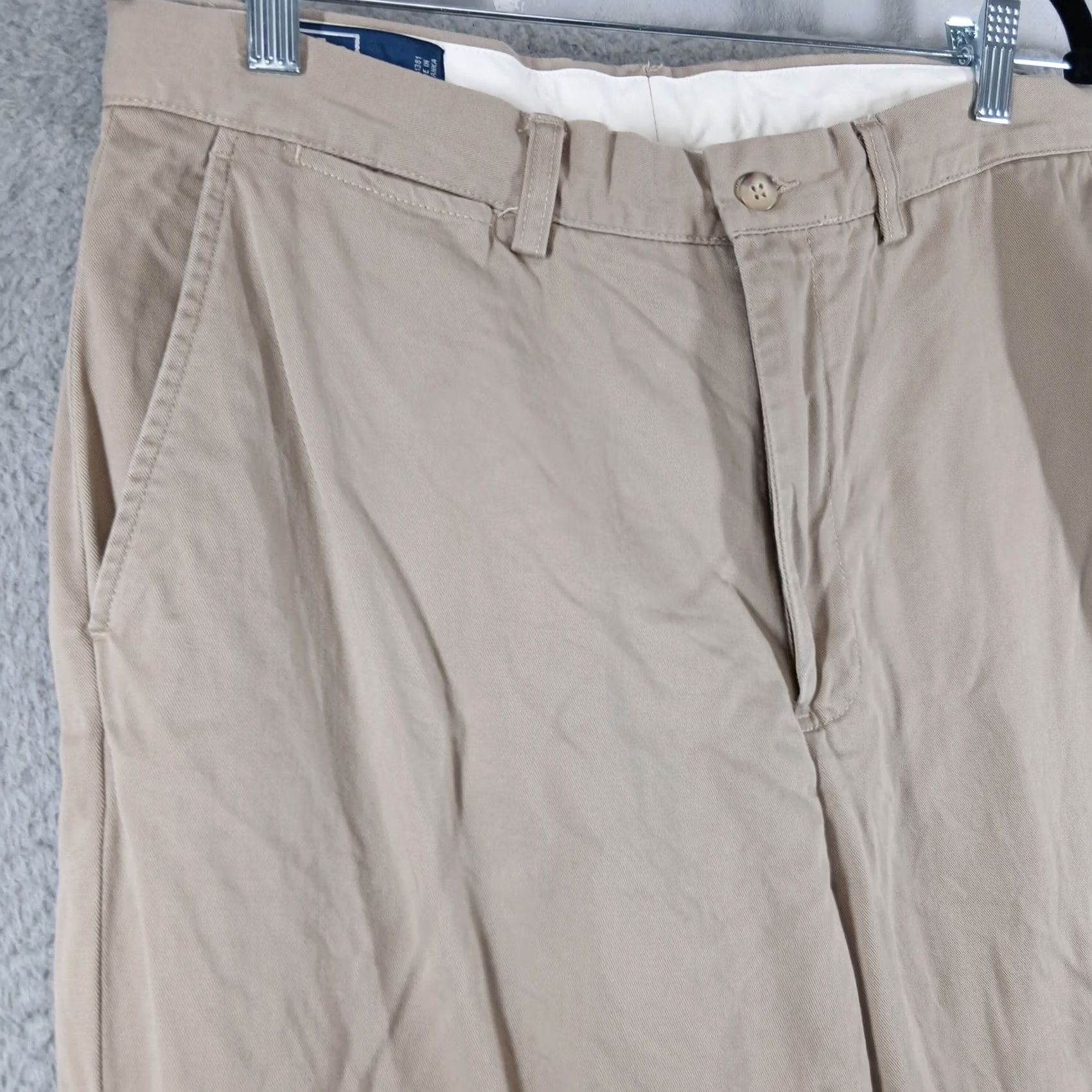 Polo Ralph Lauren Polo Ralph Lauren Prospect Pant Chino 100% Cotton Beige 33/30 Mens Regular Casual Workwear Pants Size US XS / EU 42 / 0 - 7 Thumbnail