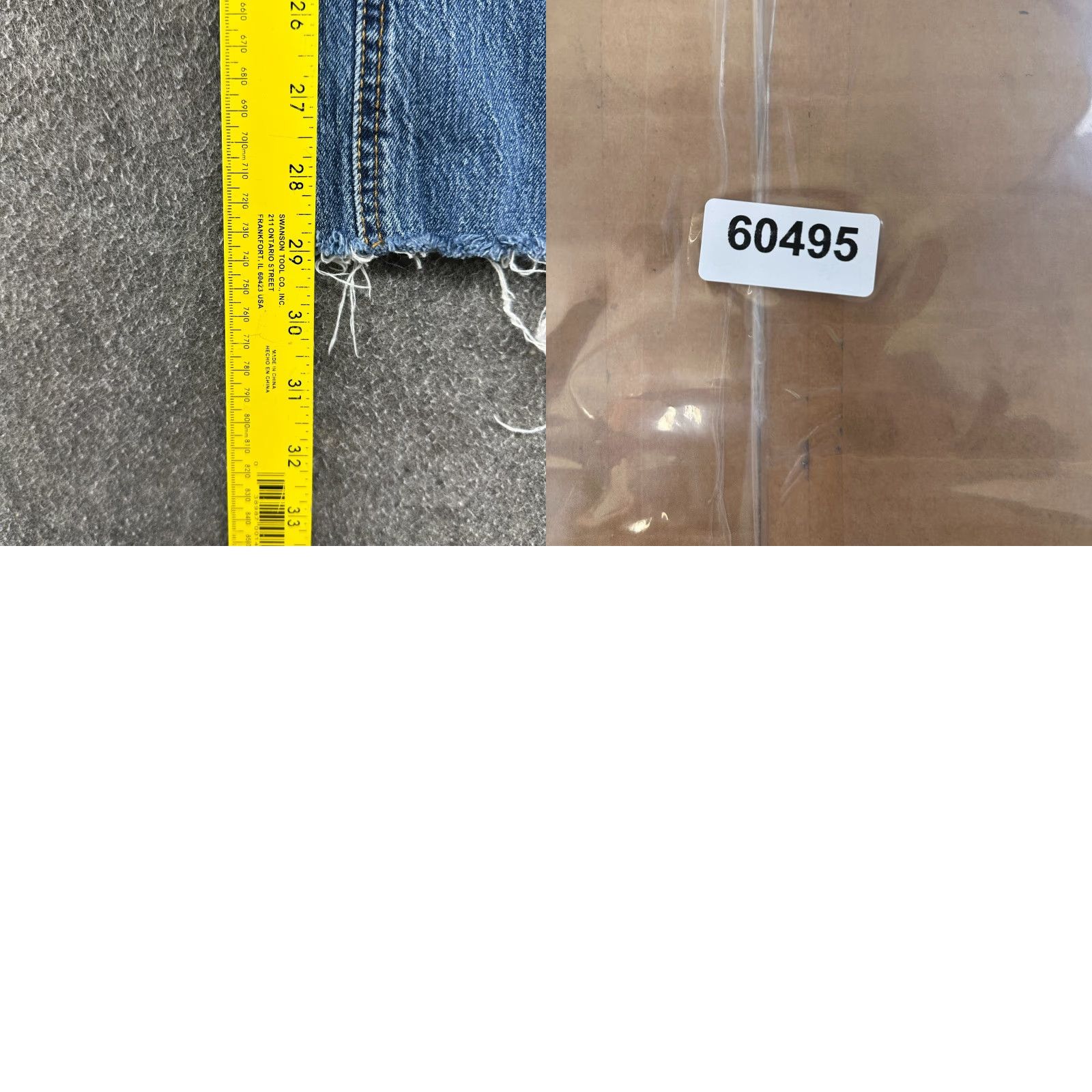 Levi's Levi's 541 Jeans Men 32x29 Blue Tapered Athletic Fit Medium Wash Distressed Raw Hem Casual Jeans Mens Regular Type Denim Cotton Blend Size US 32 / EU 48 - 9 Thumbnail