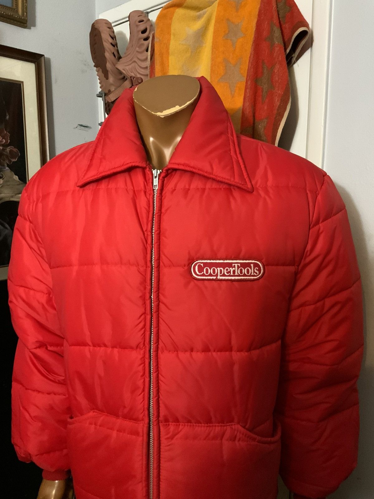 Vintage Vintage 70s Cap N Jac Cooper Tools Quilted Zip Puffer Jacket Size US XL / EU 56 / 4 - 12 Thumbnail