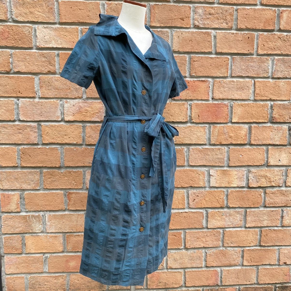 Vivienne Westwood Vivienne Westwood Green Pleated Check Dress with Waist Tie Size XS / US 0-2 / IT 36-38 - 1 Thumbnail