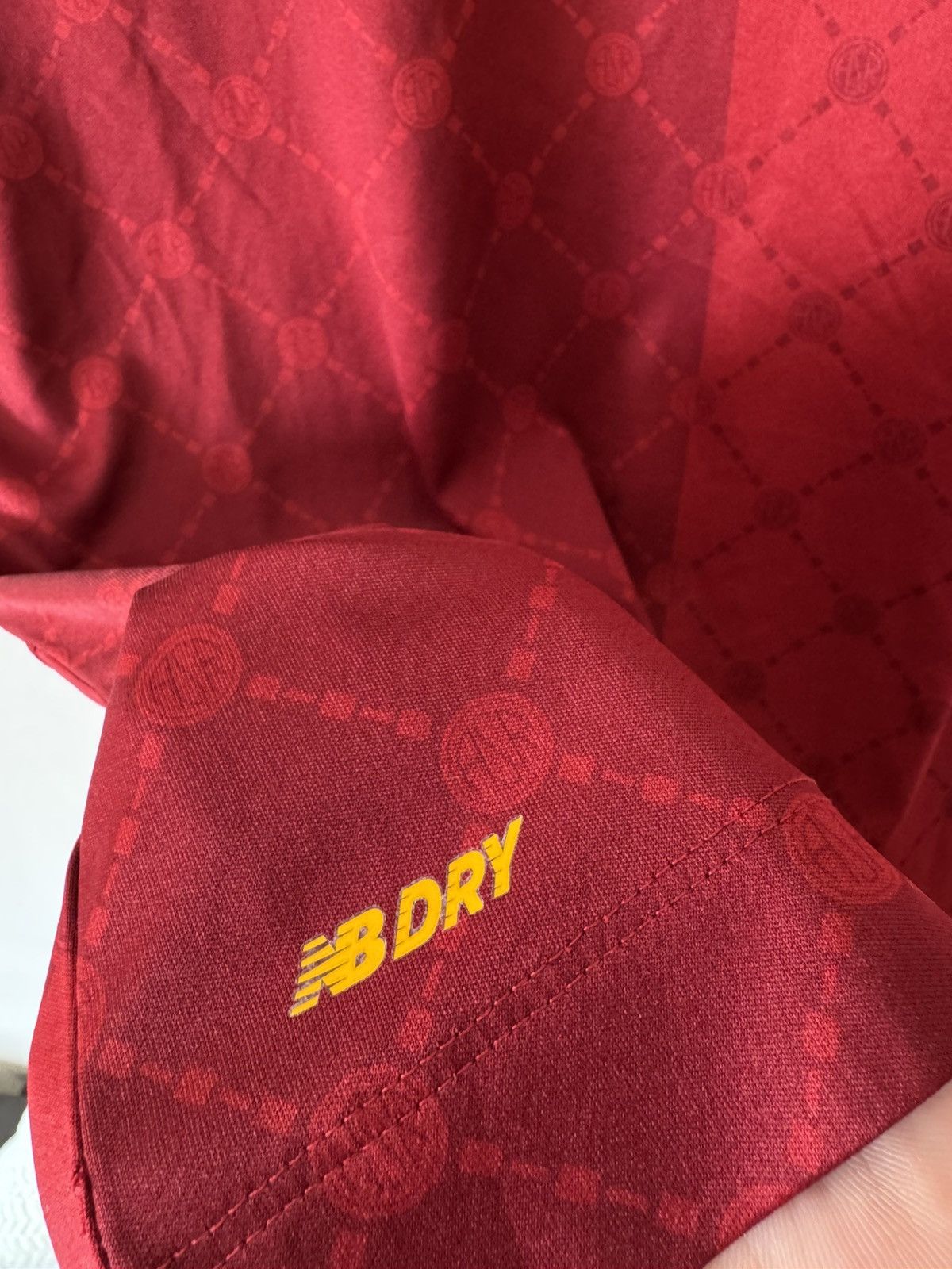 New Balance Roma 2022-2023 Home Soccer Jersey Football Shirt Red Kit Size US S / EU 44-46 / 1 - 12 Thumbnail