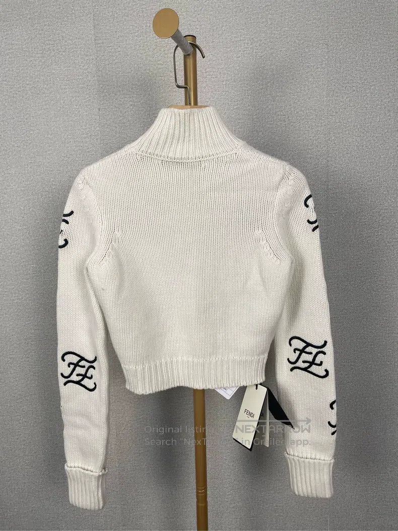 Fendi Fendi Retro soft style sweater Size 4XL / US 24-26 - 2 Thumbnail