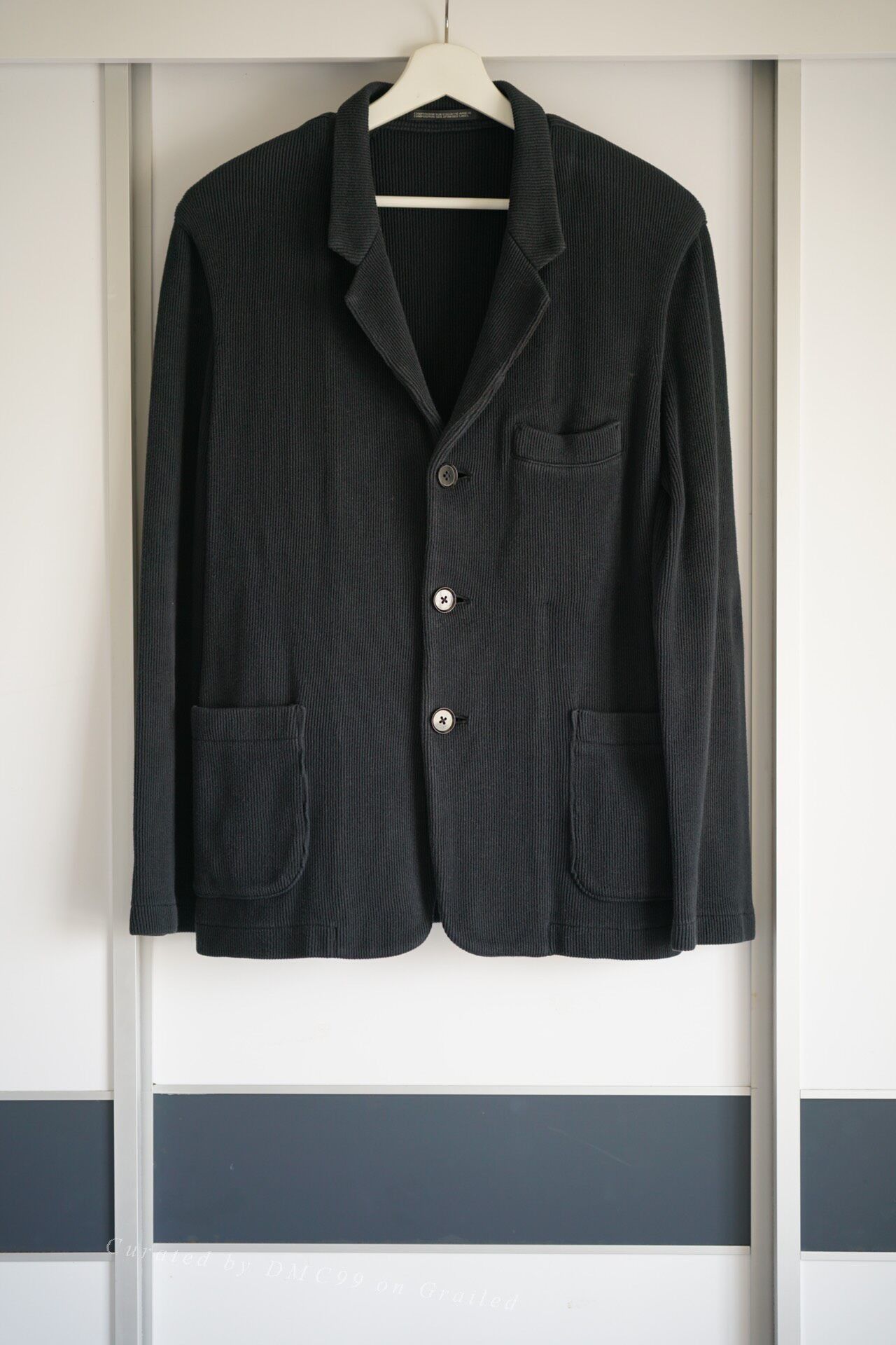 Yohji Yamamoto Yohji Yamamoto 08SS Distressed Stripe Blazer Size US M / EU 48-50 / 2 - 1 Thumbnail